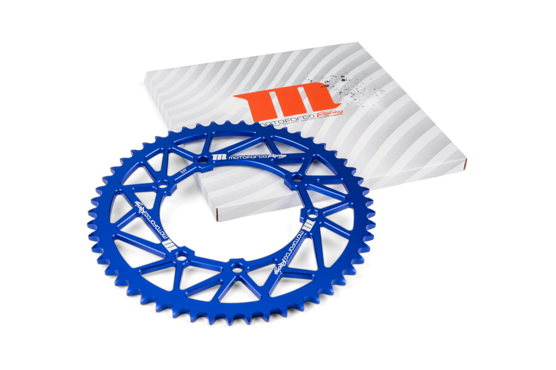 Image of Kettenrad Z53 / 420 MotoForce Racing Alu Blau Senda / MRT / DT50