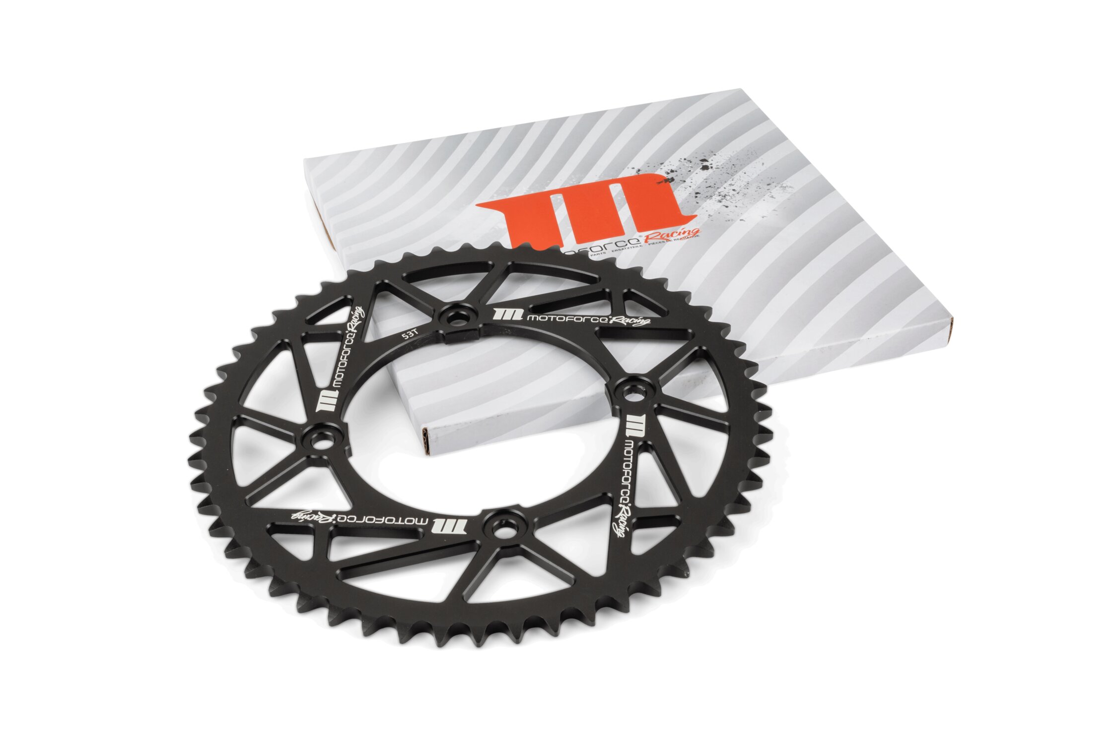 Image of Kettenrad 53 Zähne / 420 MotoForce Racing Alu Schwarz Beta RR50