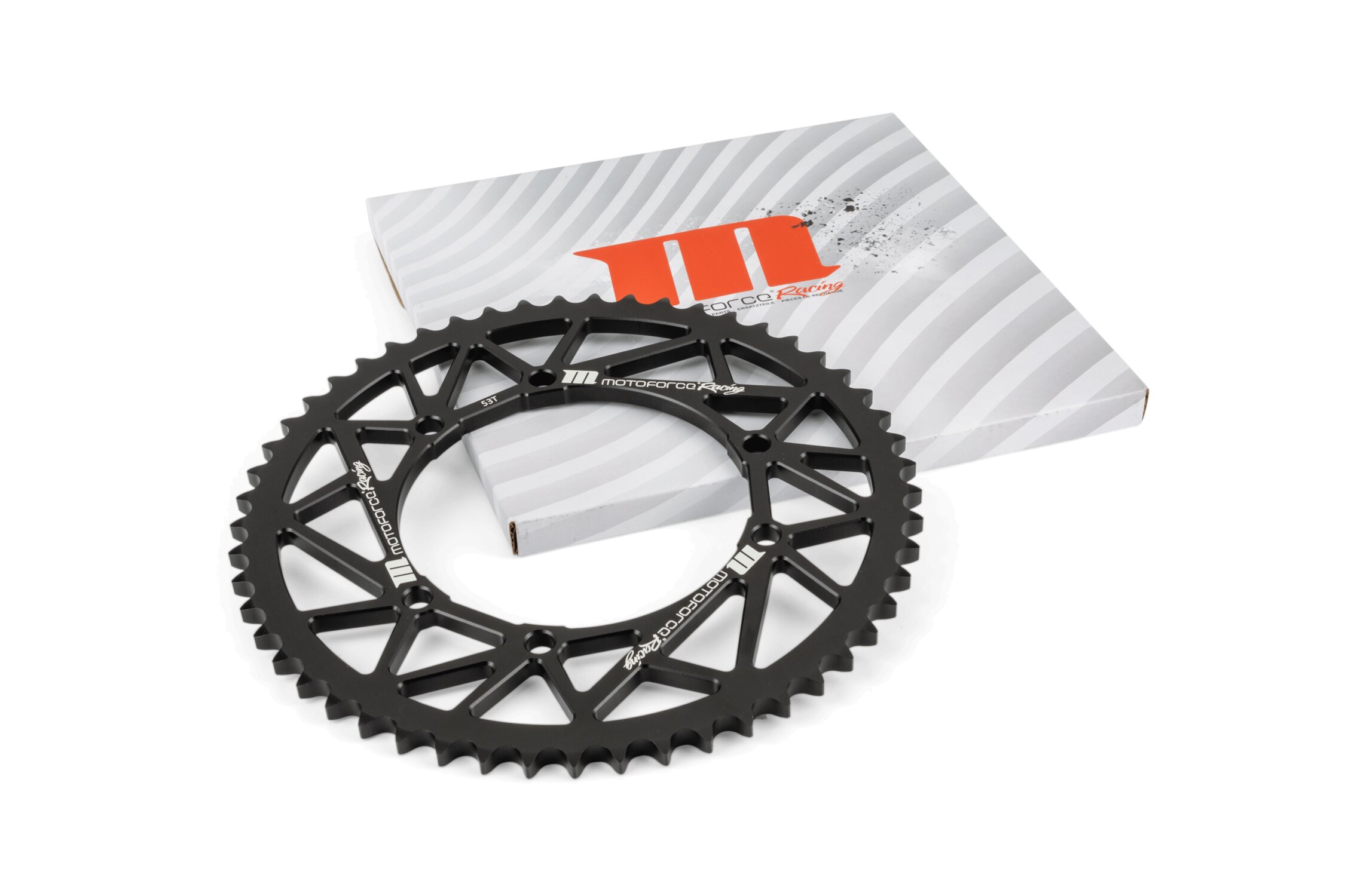 Image of Kettenrad 53 Zähne / 428 MotoForce Racing Alu Schwarz Sherco 50