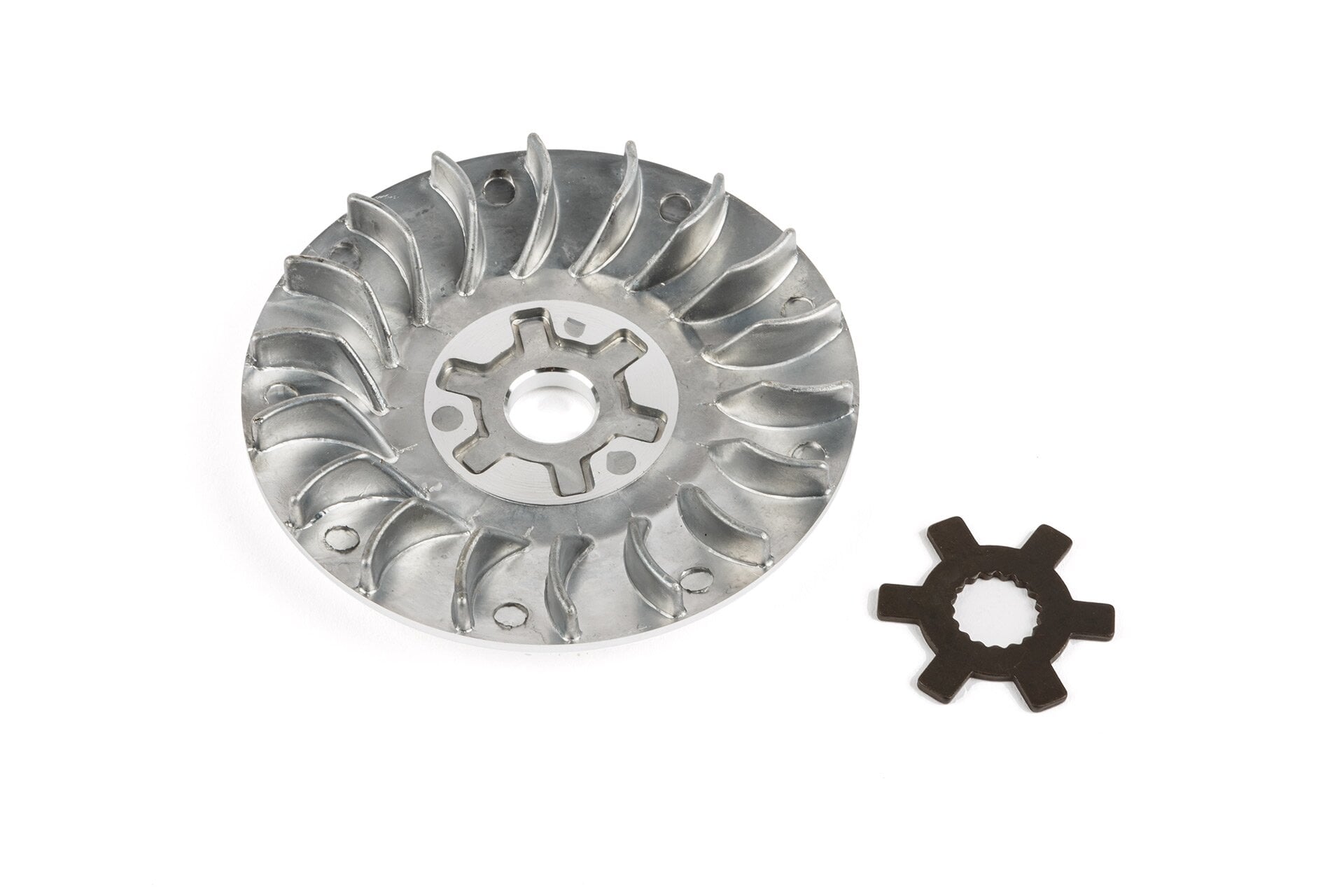 Image of Lüfterrad Riemenscheibe + Sternscheibe 13mm Minarelli / China 2T