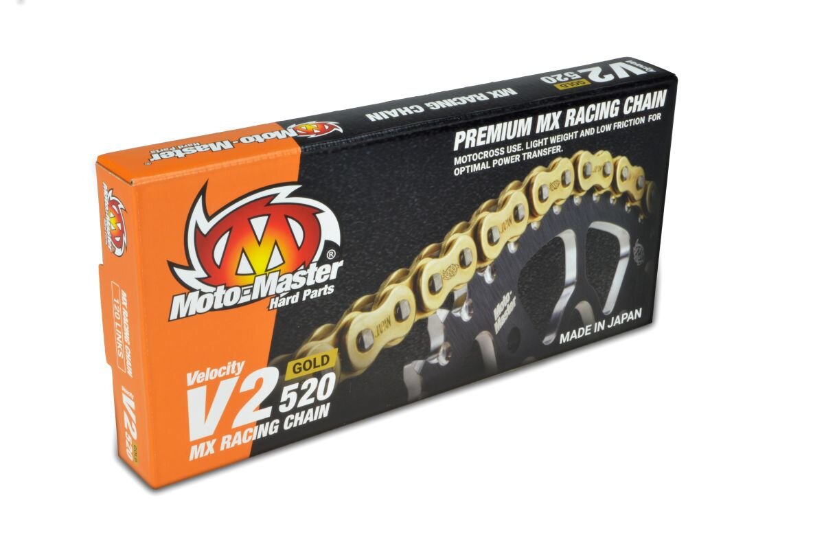 Image of Kette Moto Master MX V2-520G 120 Glieder (clip links)