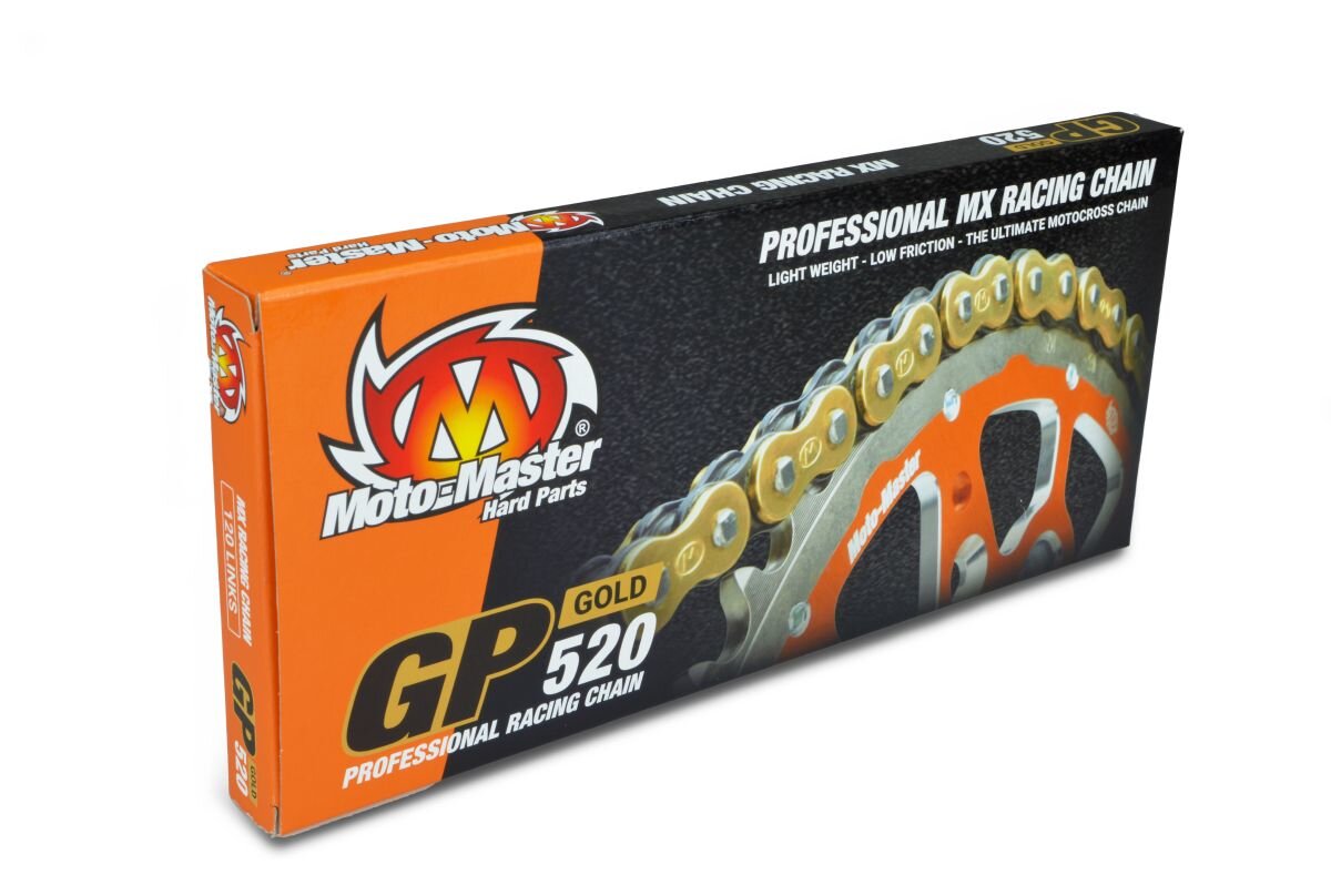 Image of Kette Moto Master GP-520 GOLD (clip links)