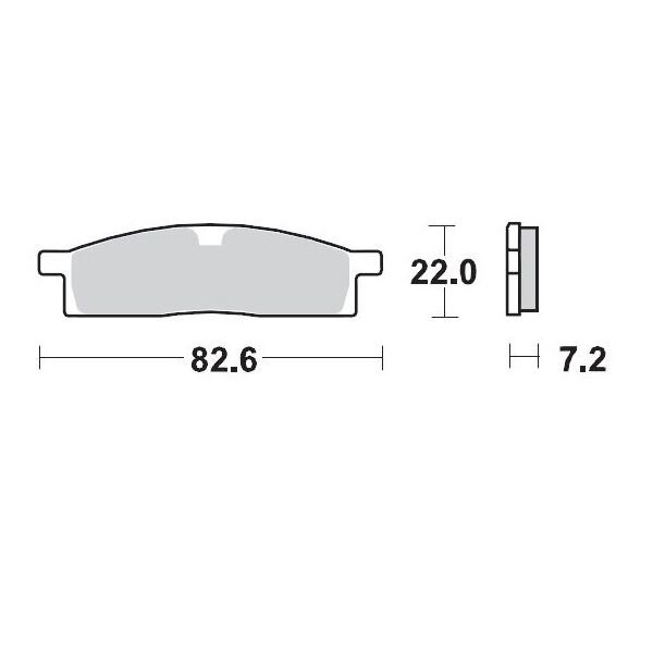 Image of Bremsbeläge vorn Moto Master 091212 Sinter Pro Racing GP YZ 65 / 85
