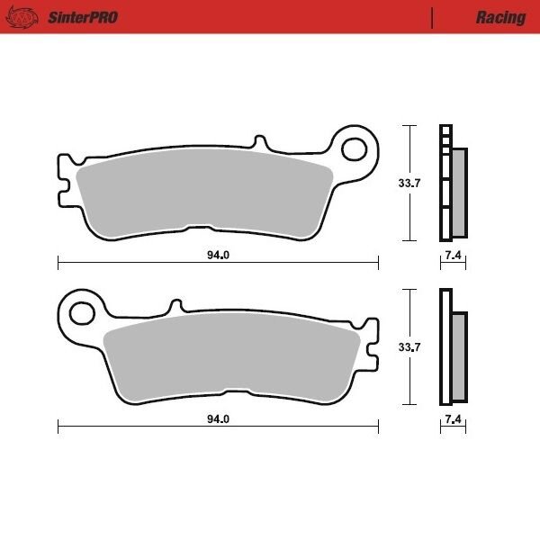 Image of Bremsbeläge vorn Moto Master 099811 Racing YZF 250 / 450