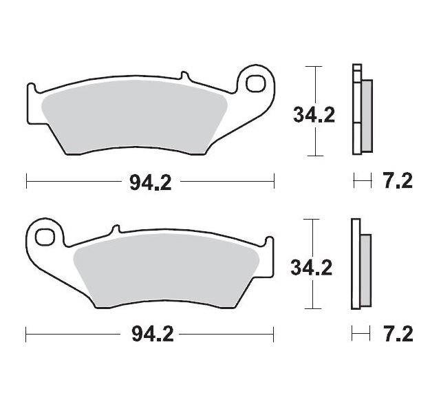 Image of Bremsbeläge vorn Moto Master Ceramic XR 400 / DR-Z 400