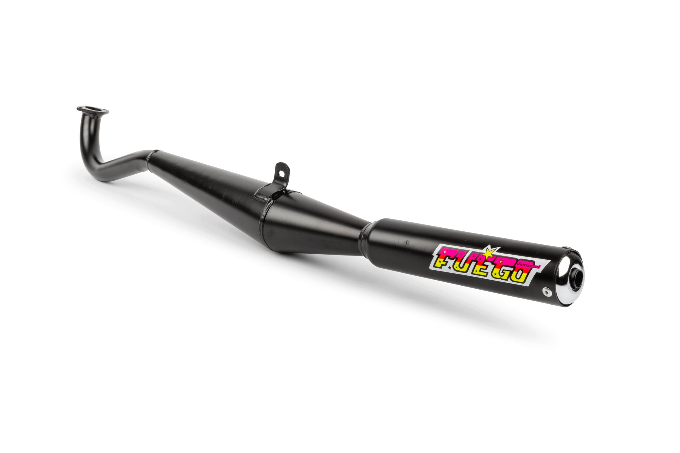 Image of Auspuff Tecno schwarz Puch Maxi Boss