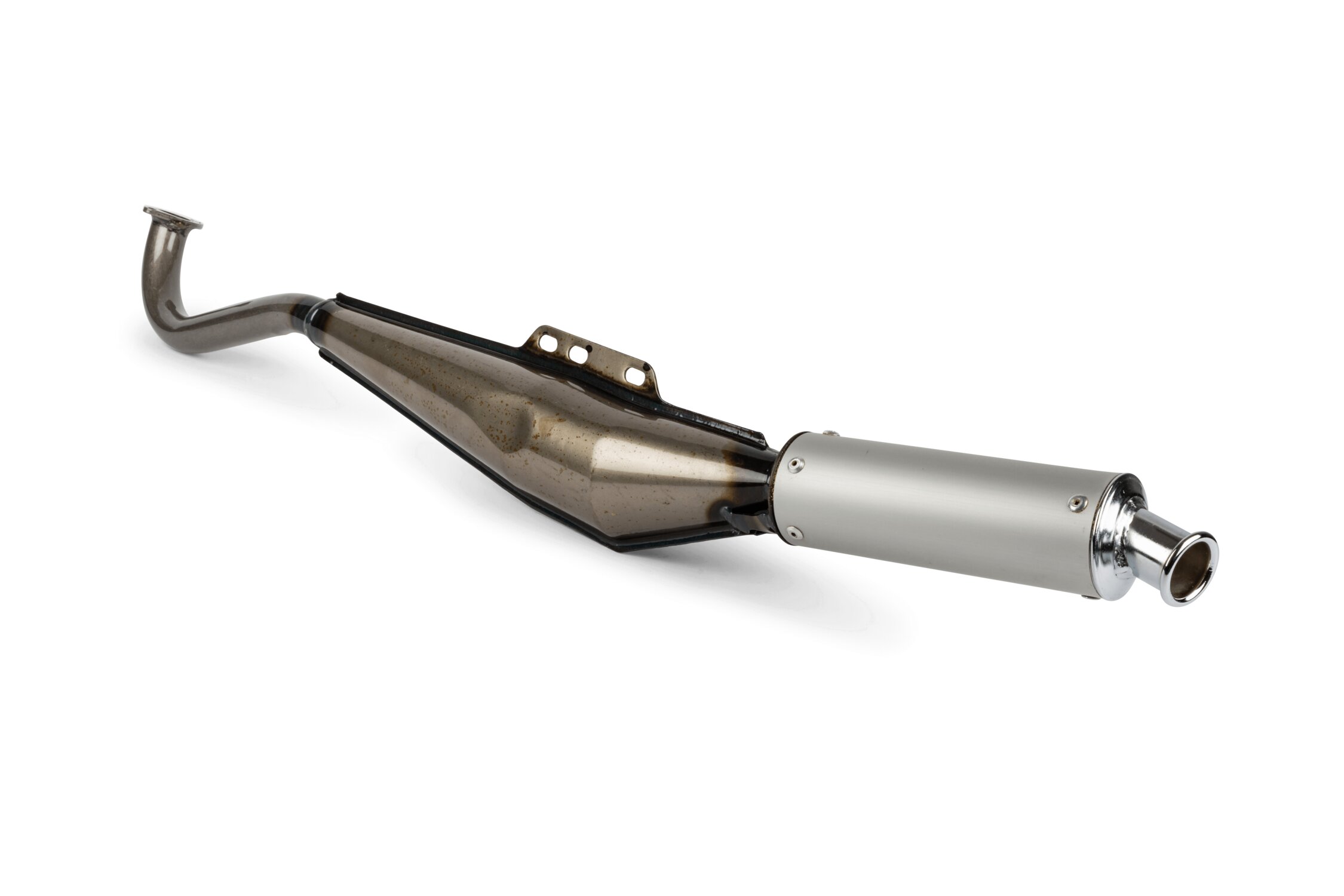 Image of Auspuff Tecno lackiert Alu Schalldämpfer Puch Maxi
