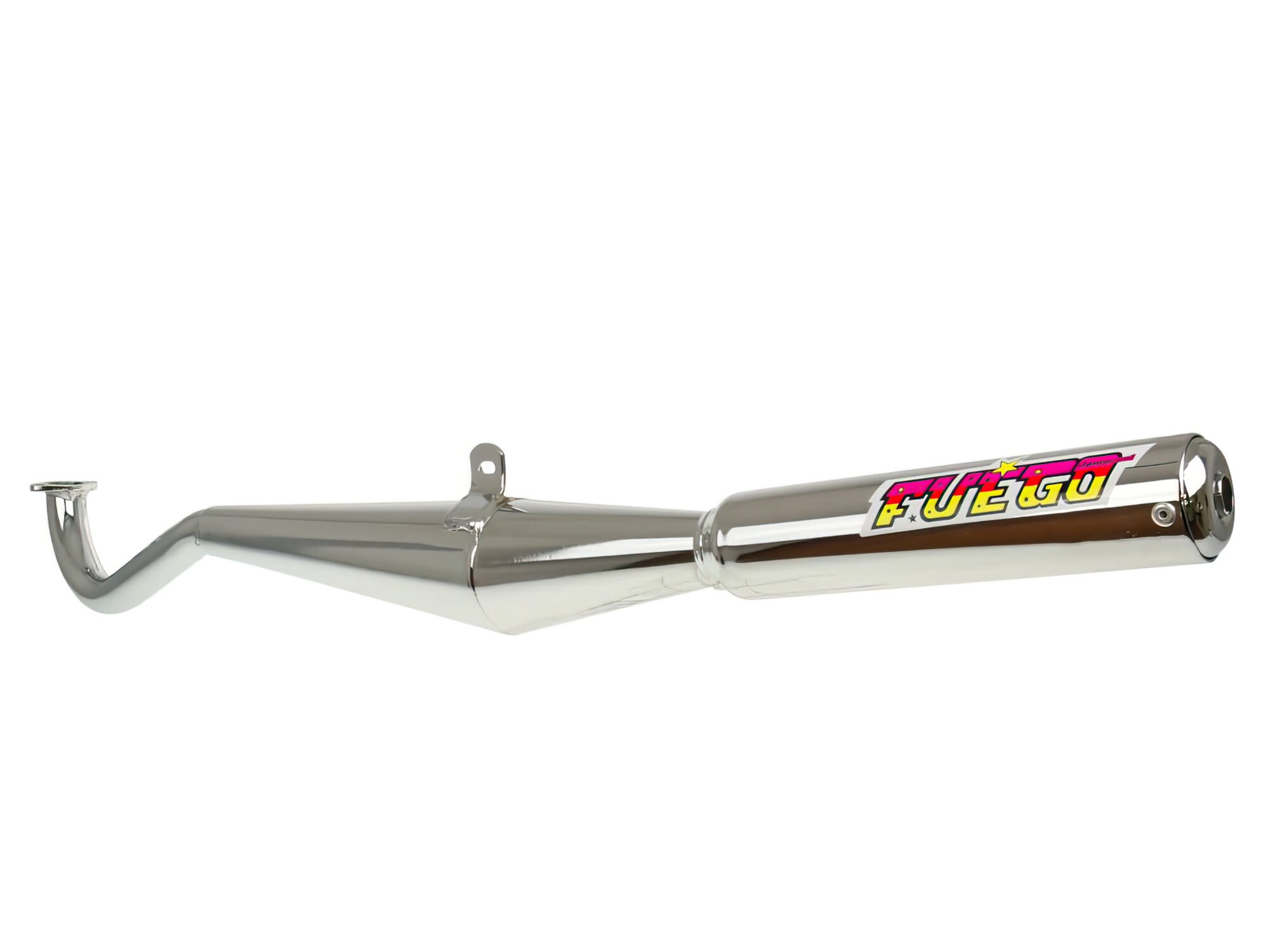 Image of Auspuff Tecno verchromt Puch Maxi Boss