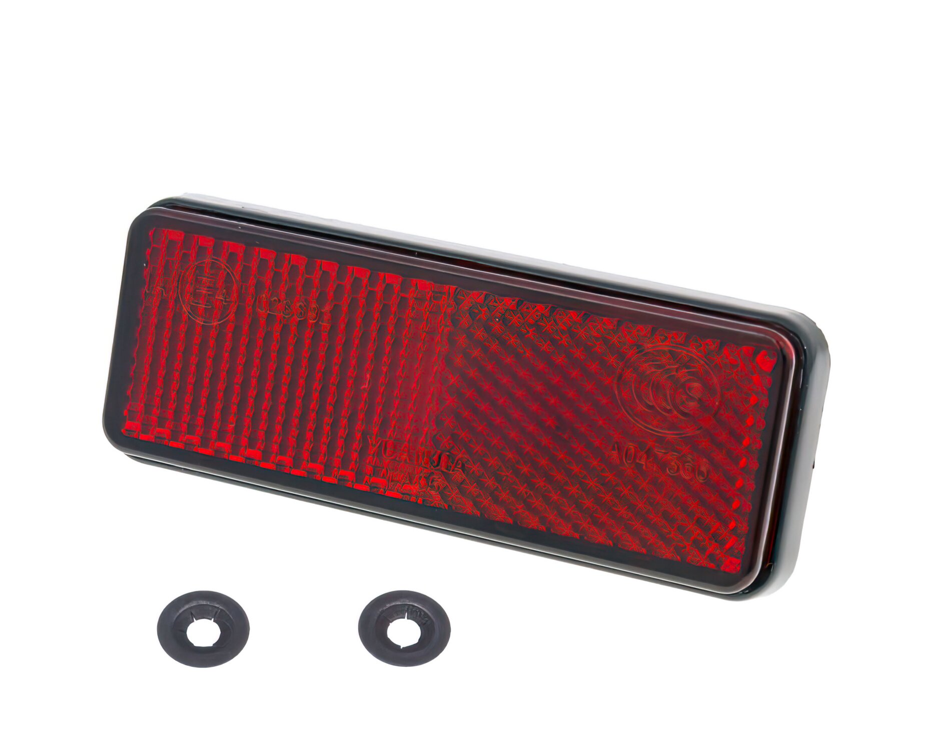 Image of Reflektor hinten eckig rot