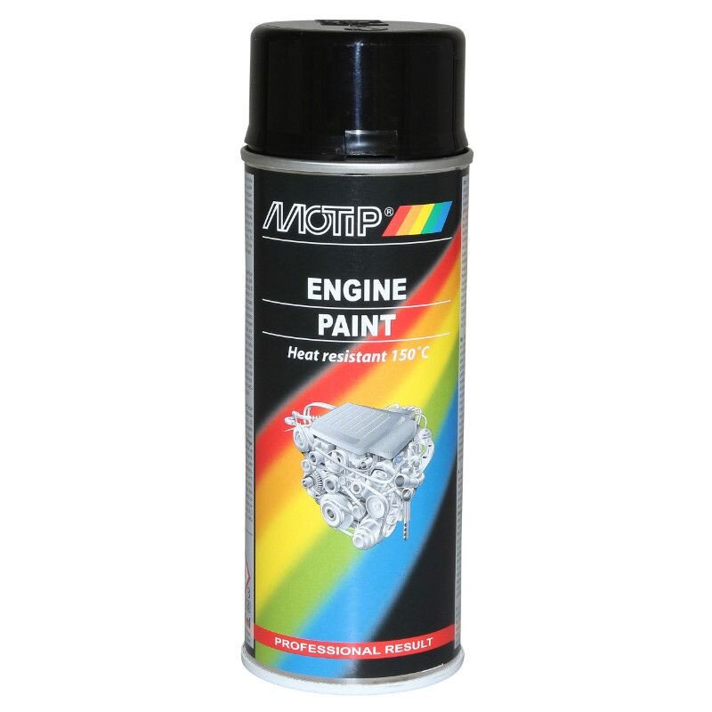 Image of Sprühlack Motip Motorlack schwarz 400ml