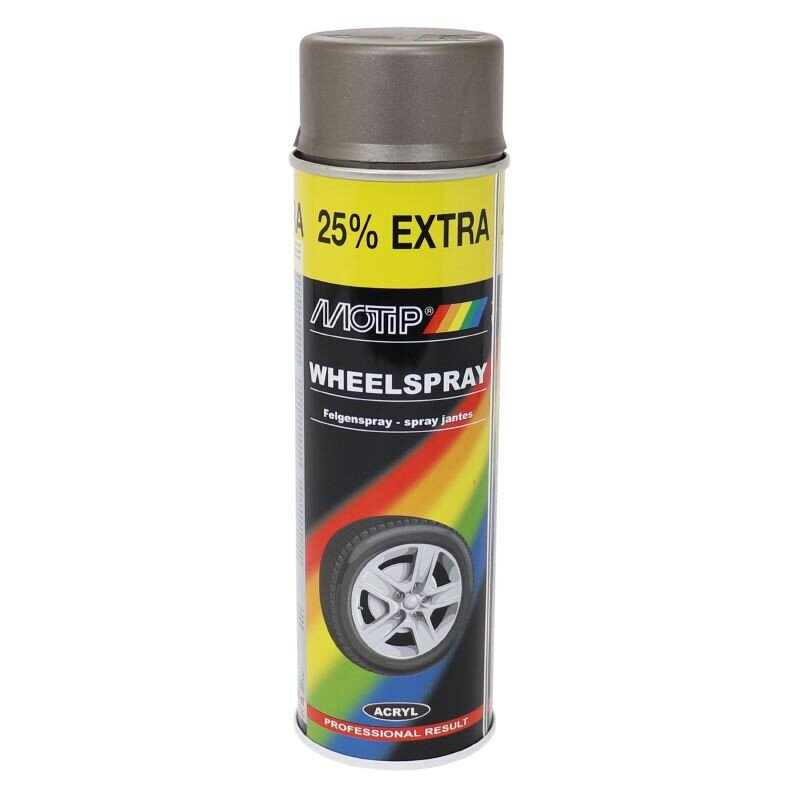 Image of Sprühlack Motip Pro Felgen Stahl 500ml