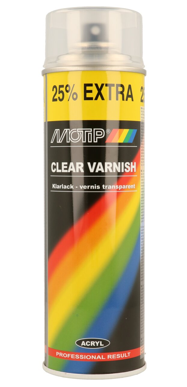 Image of Sprühlack Motip Pro Acryl glänzend Klarlack 500ml