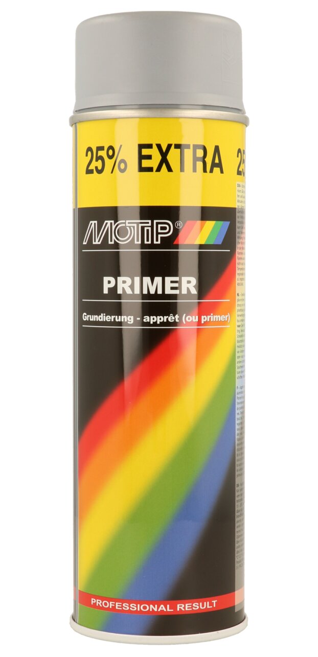 Image of Sprühlack Motip Pro Grundierung grau 500ml