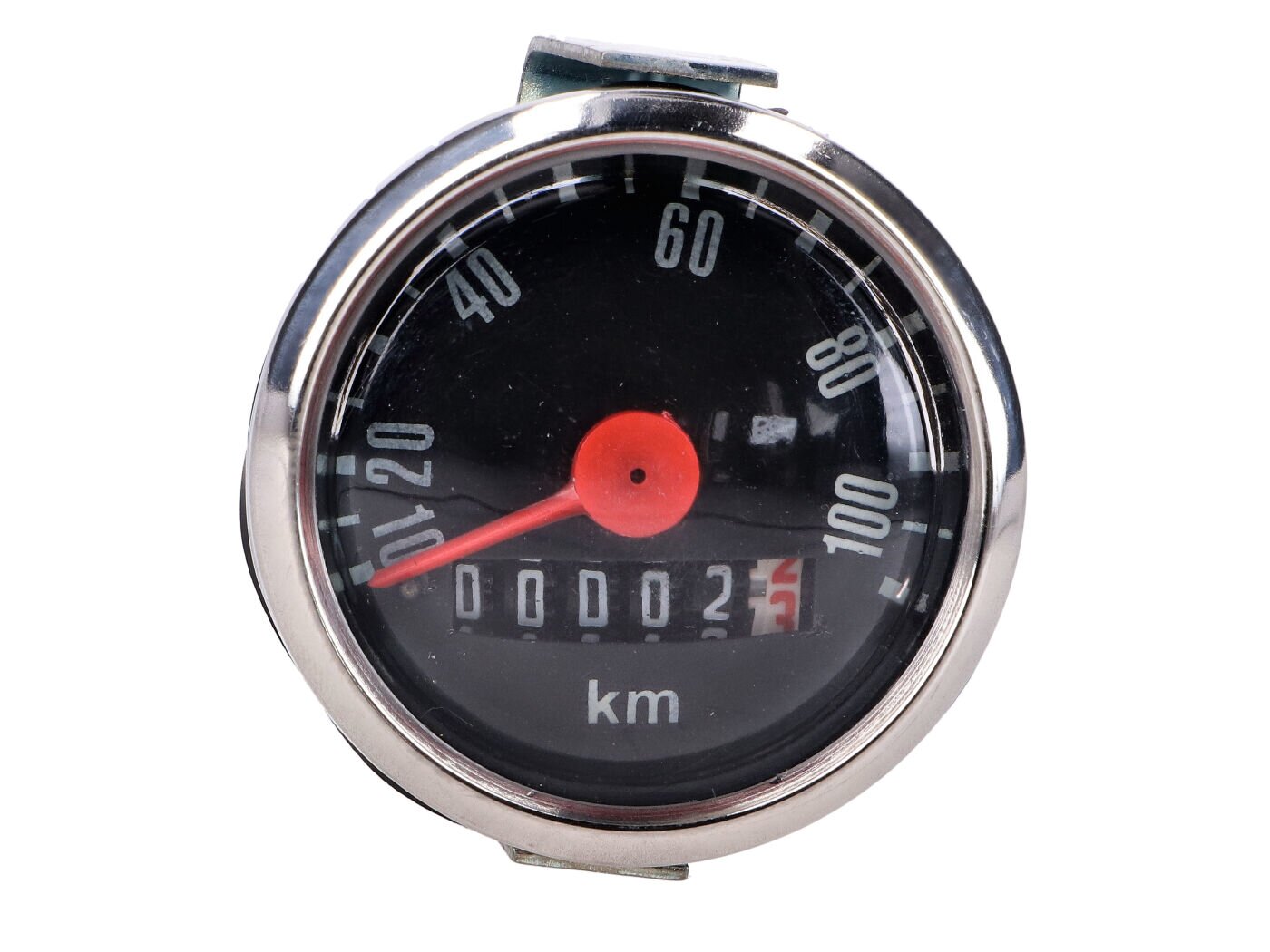 Image of Tachometer 100km/h 48mm Hercules / Kreidler / Puch / Zündapp / Miele / DK schwarz