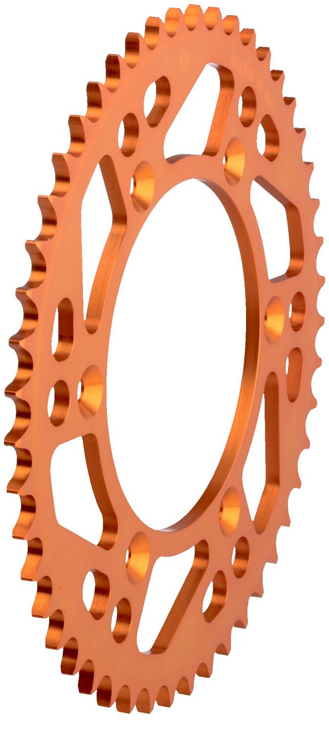 Image of Kettenrad Alu 428 Moose Racing TC / SX 85 46 Zähne orange