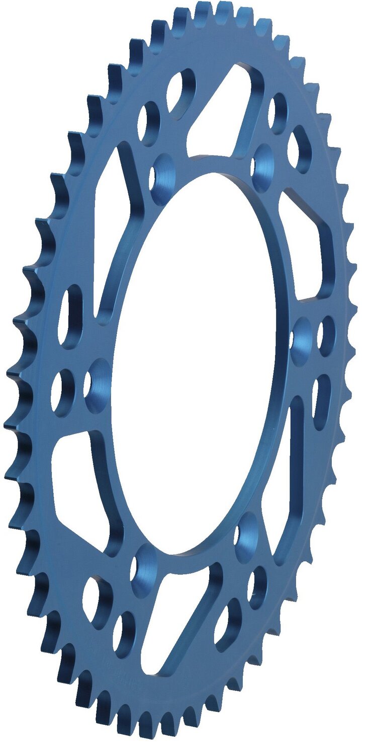 Image of Kettenrad Alu 520 Moose Racing KTM / Husqvarna 48 Zähne blau