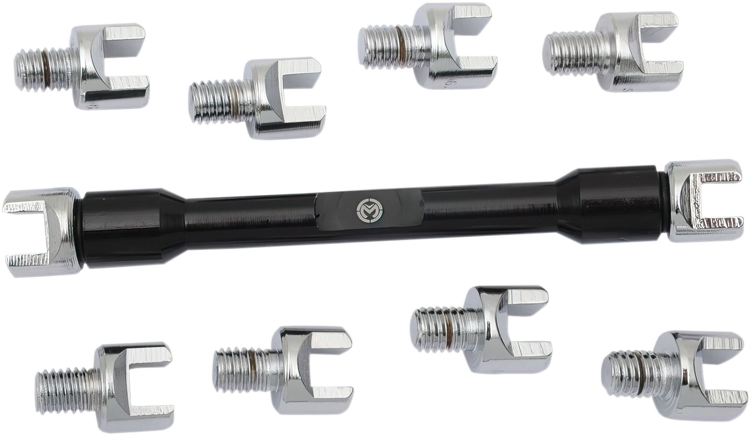 Image of Speichenschlüssel mit 10 Aufsätzen