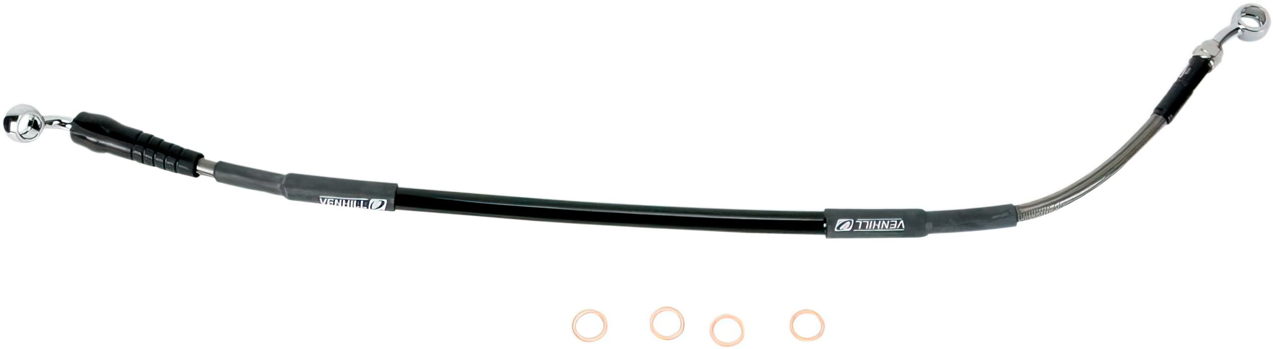 Image of Bremsleitung hinten Stahlflex Moose Racing Yamaha 125 - 450
