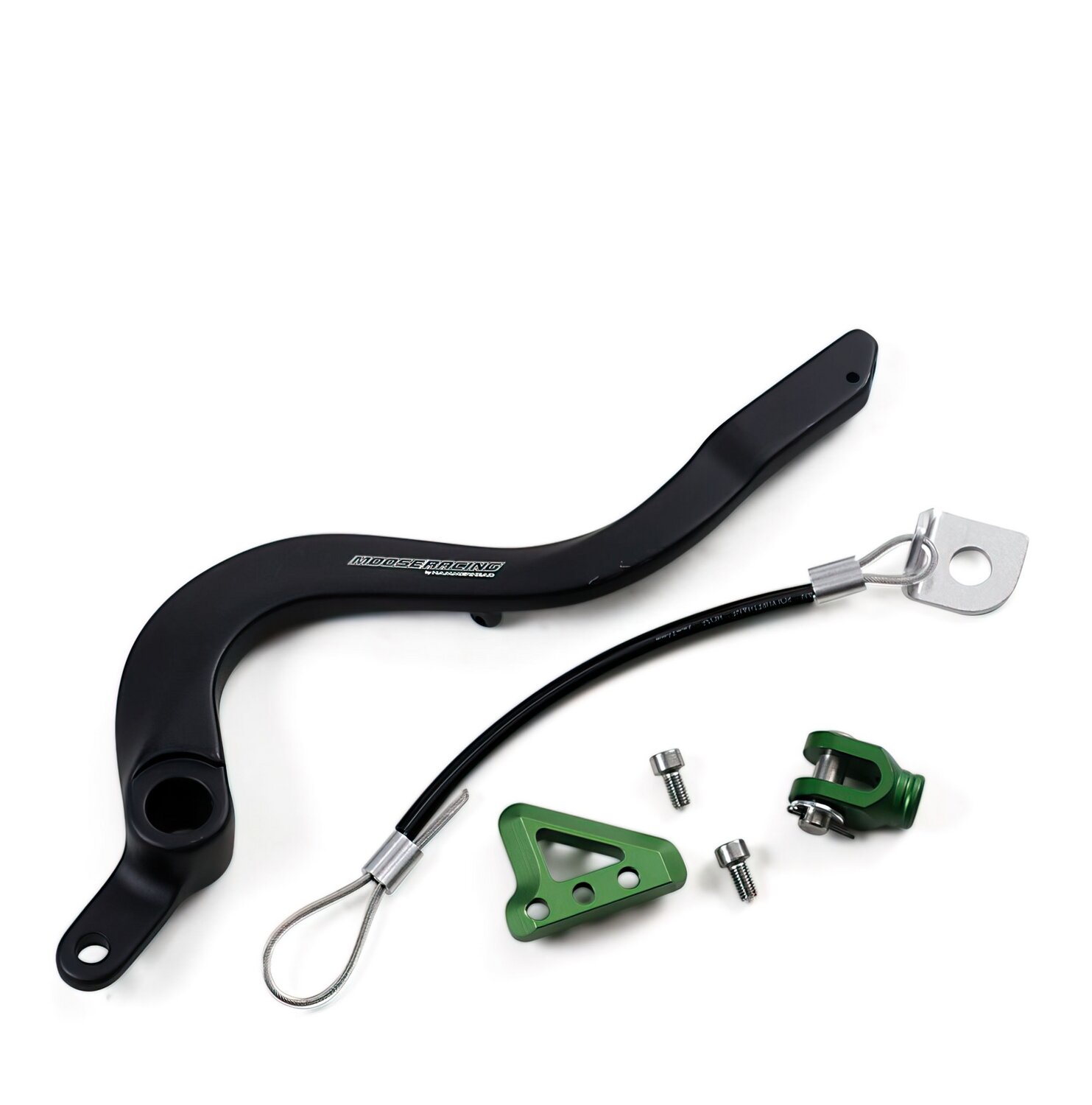 Image of Bremspedal Alu Moose Racing KXF 250 grün