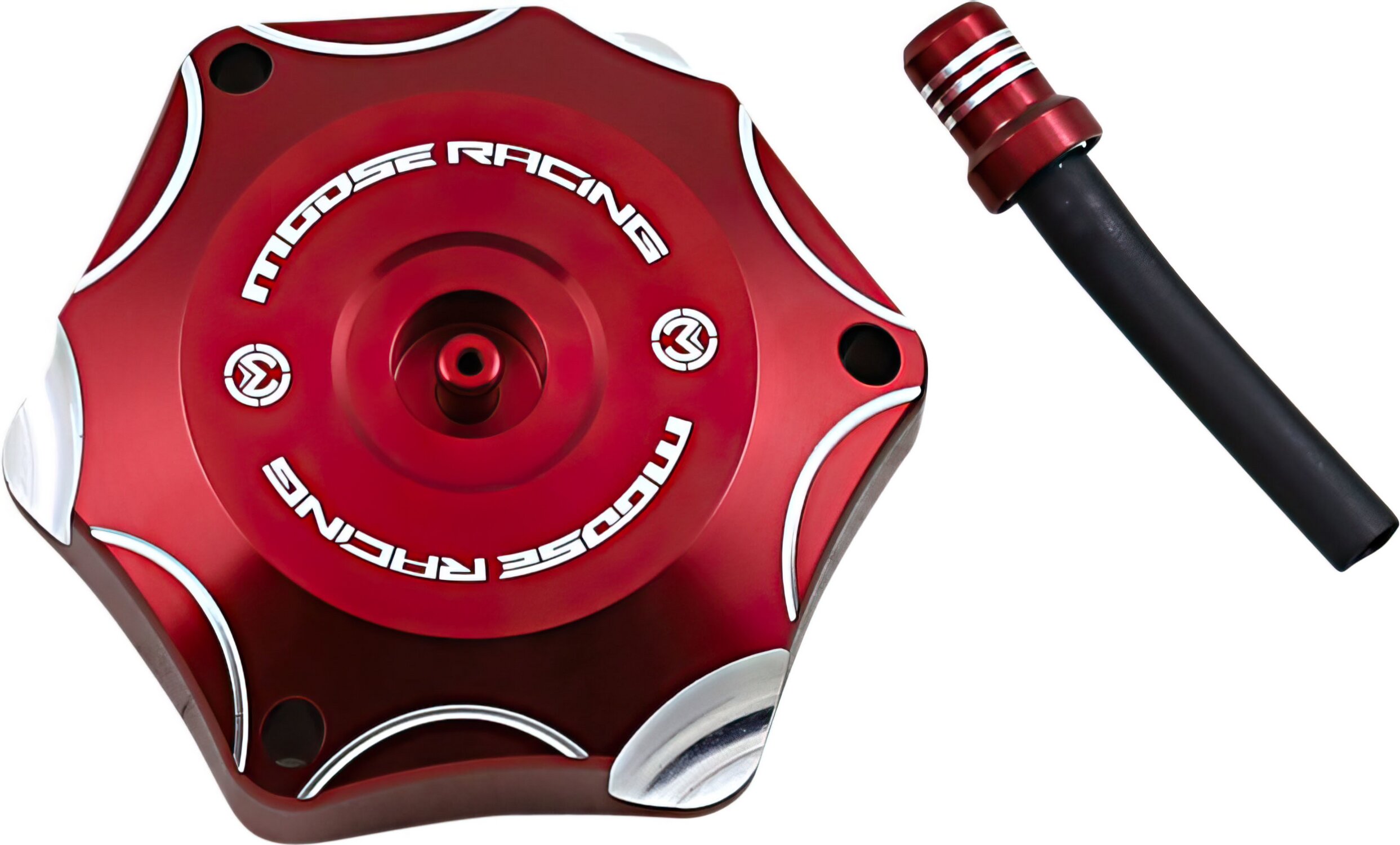 Image of Tankdeckel Alu Moose Racing Honda CRF 250 / 450 rot