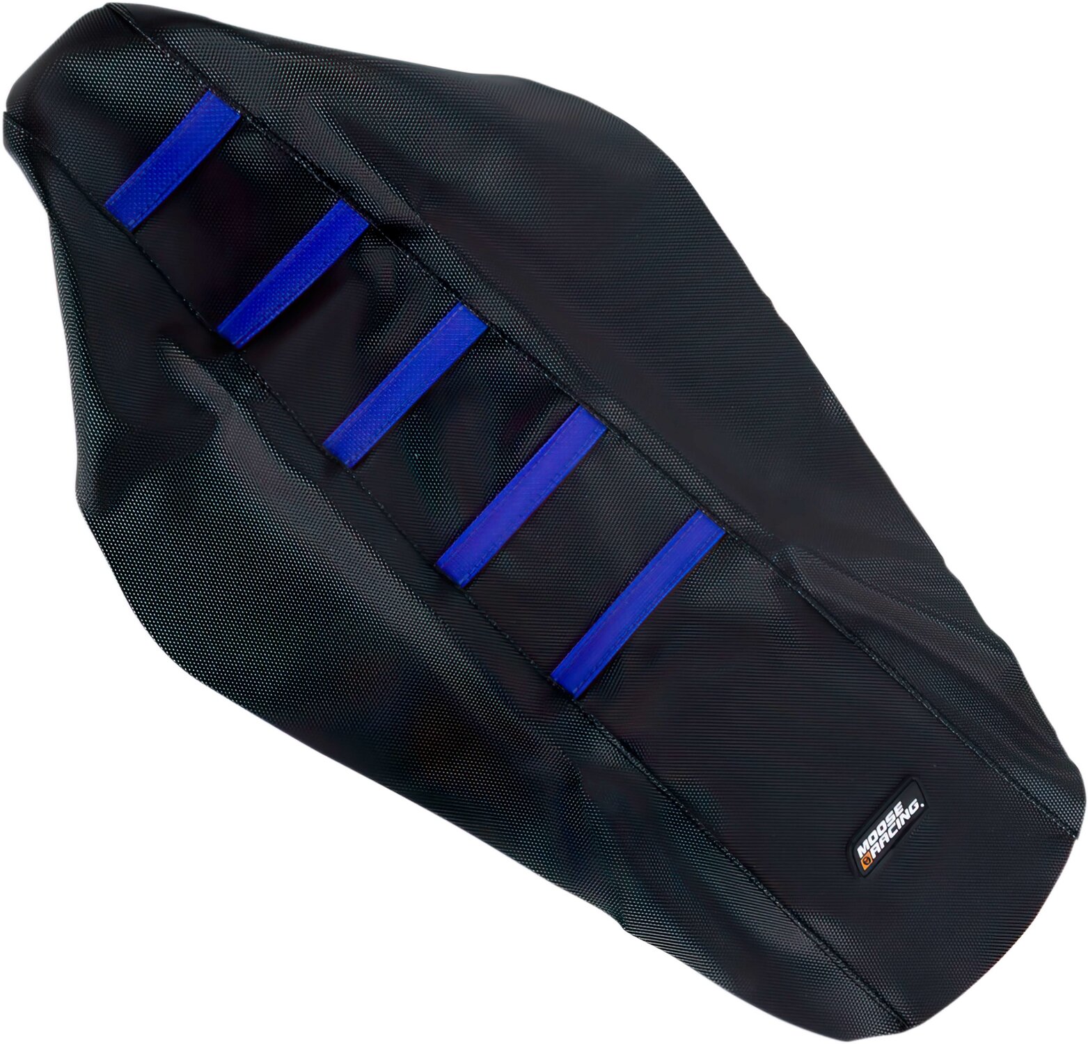 Image of Sitzbezug gerippt Moose Racing YZ 125 / 250 schwarz / blau