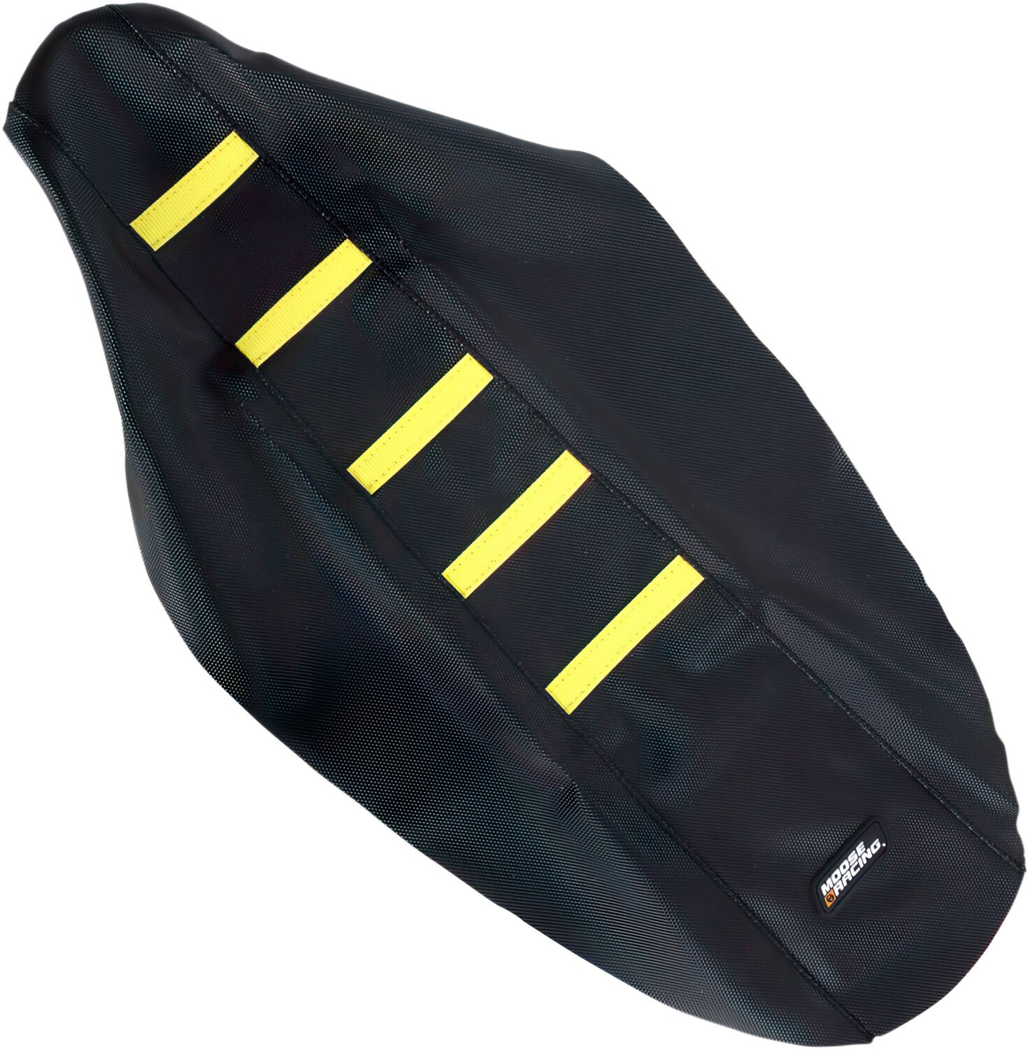 Image of Sitzbezug gerippt Moose Racing RM-Z 250 schwarz / gelb