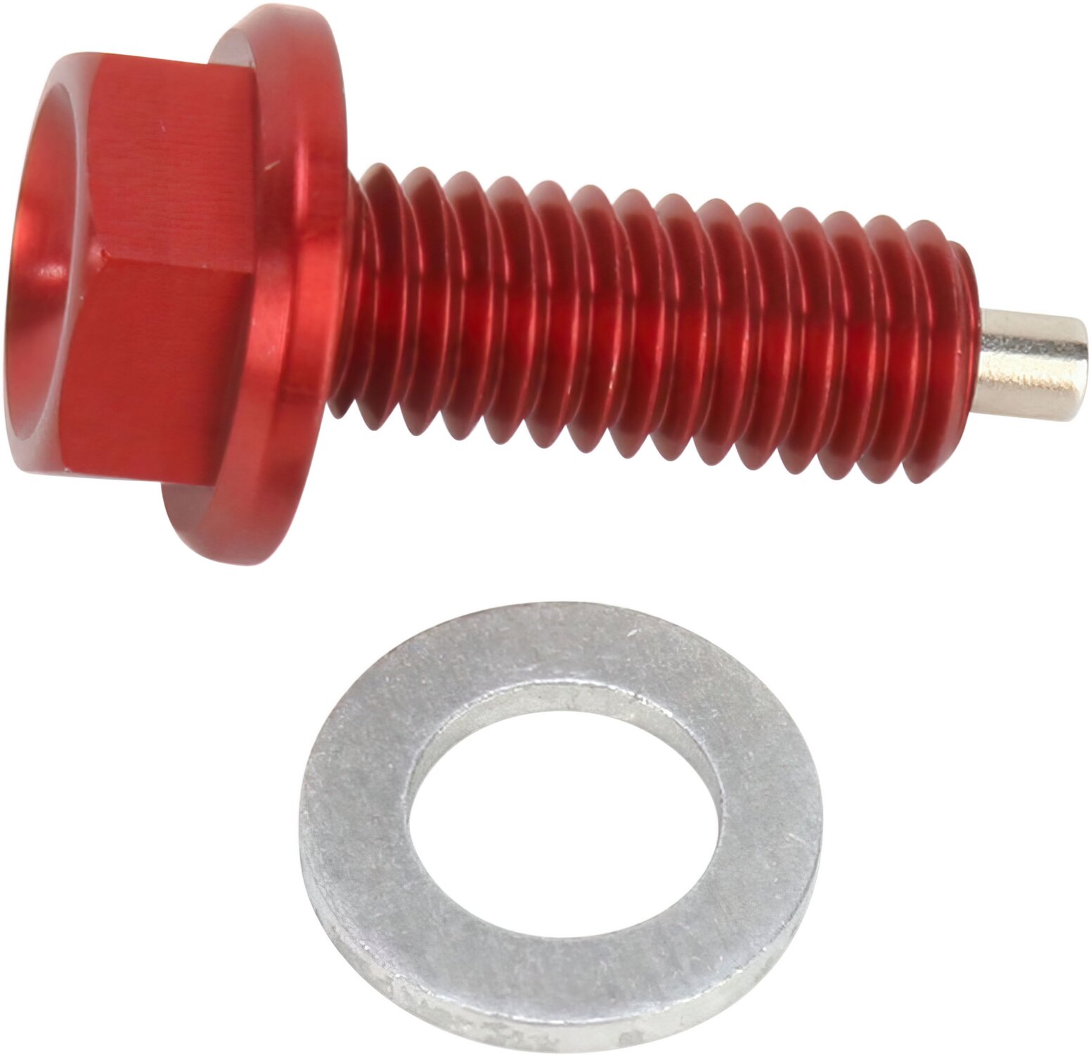 Image of Ölablassschraube magnetisch Moose Racing rot Honda CRF 2009-2017