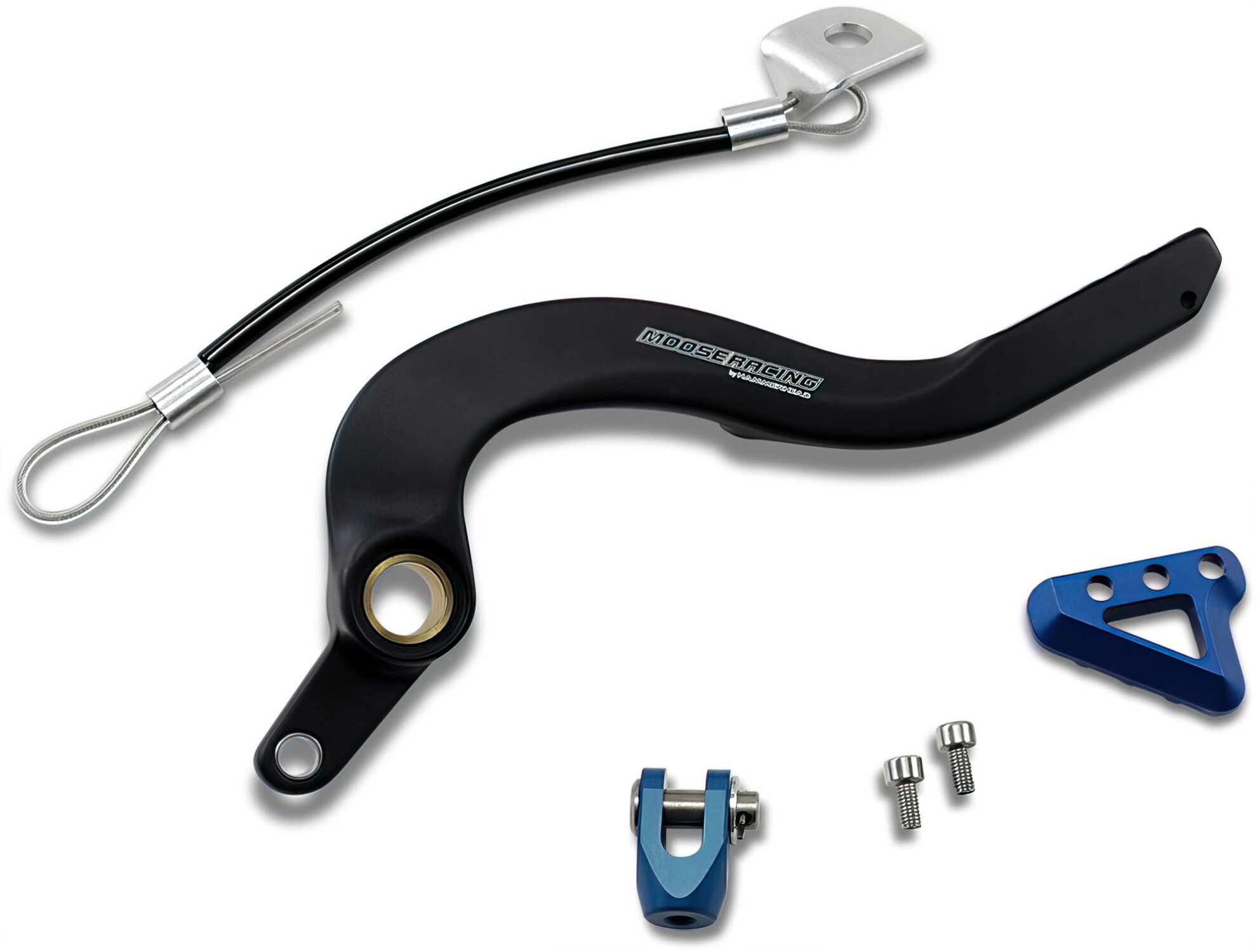 Image of Bremspedal Alu Moose Racing YZF / WRF 250 blau