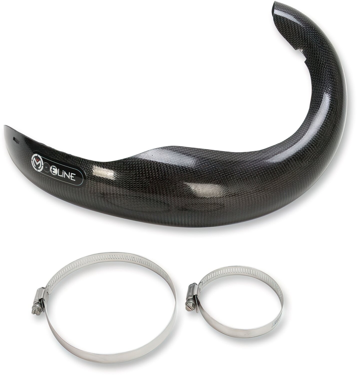 Image of Auspuffschutz carbon 2T Moose Racing FMF SX 125 / 150