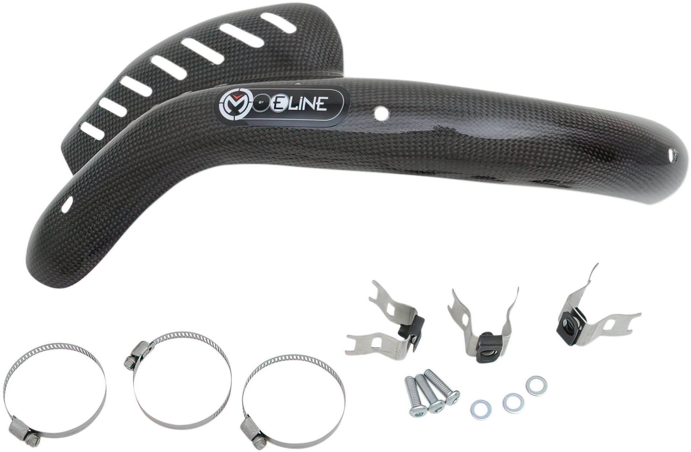 Image of Auspuffschutz carbon Moose Racing 350 KTM