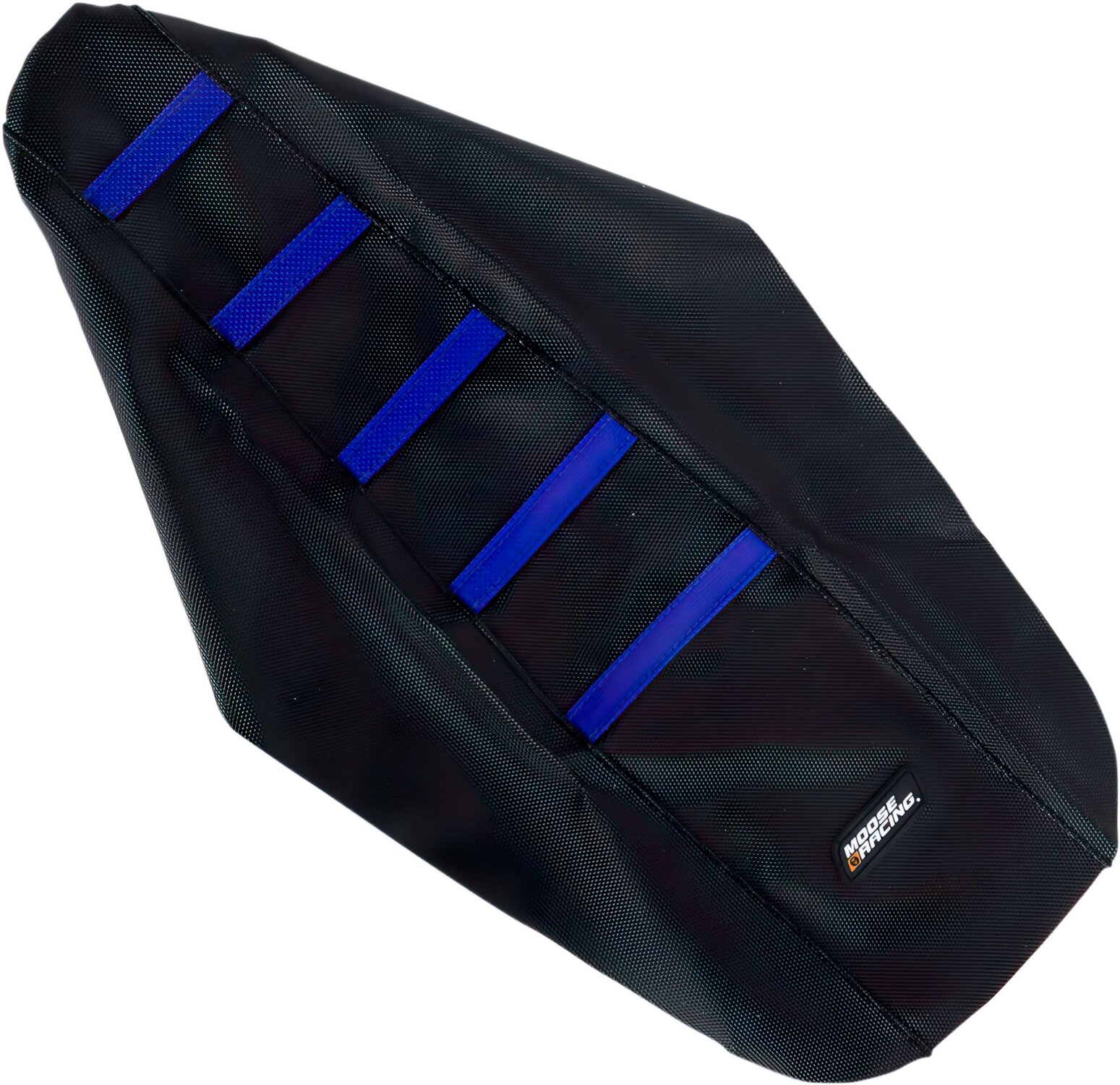 Image of Sitzbezug gerippt Moose Racing YZ 85 schwarz / blau