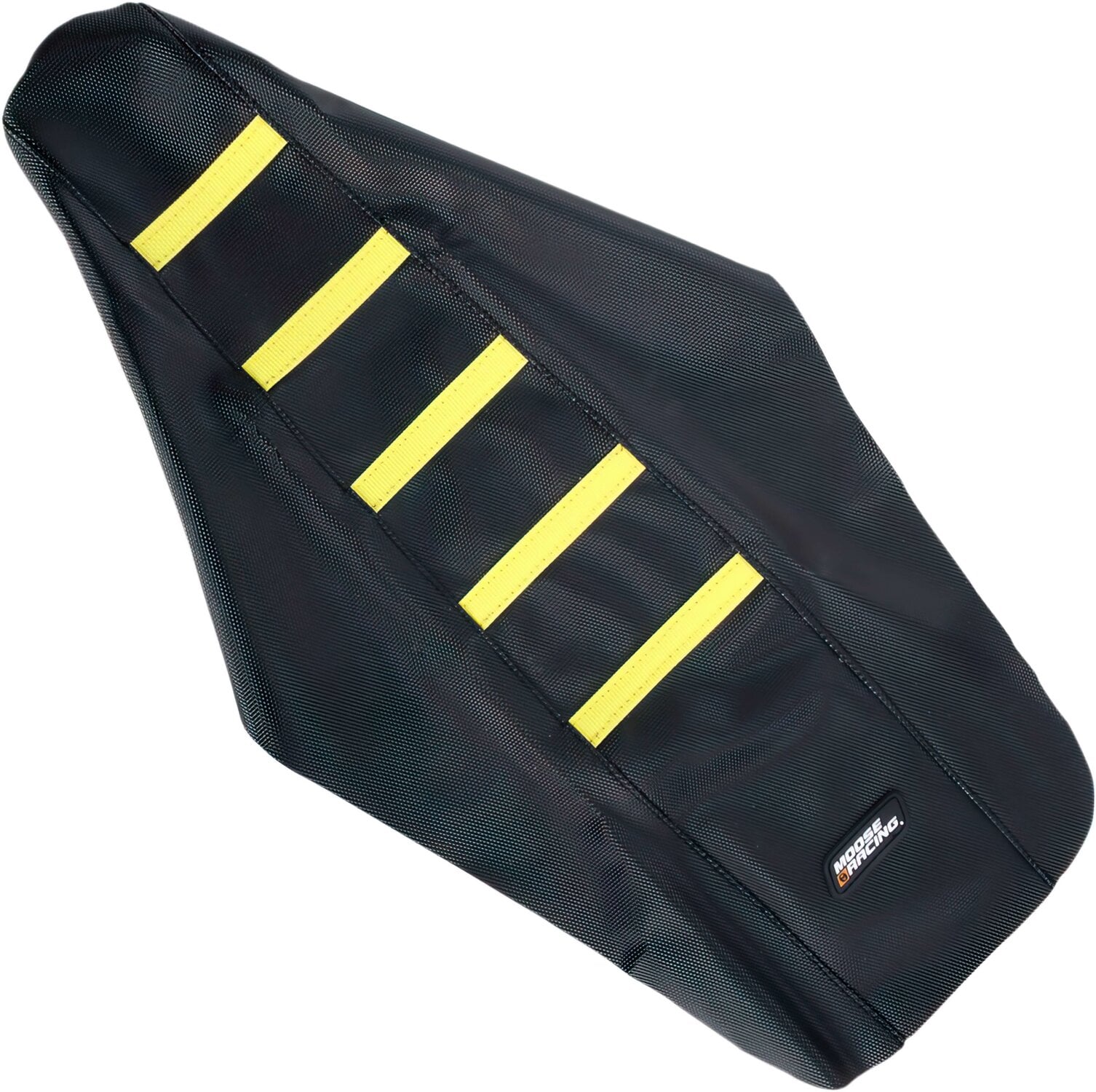 Image of Sitzbezug gerippt Moose Racing RM 125 / 250 schwarz / gelb