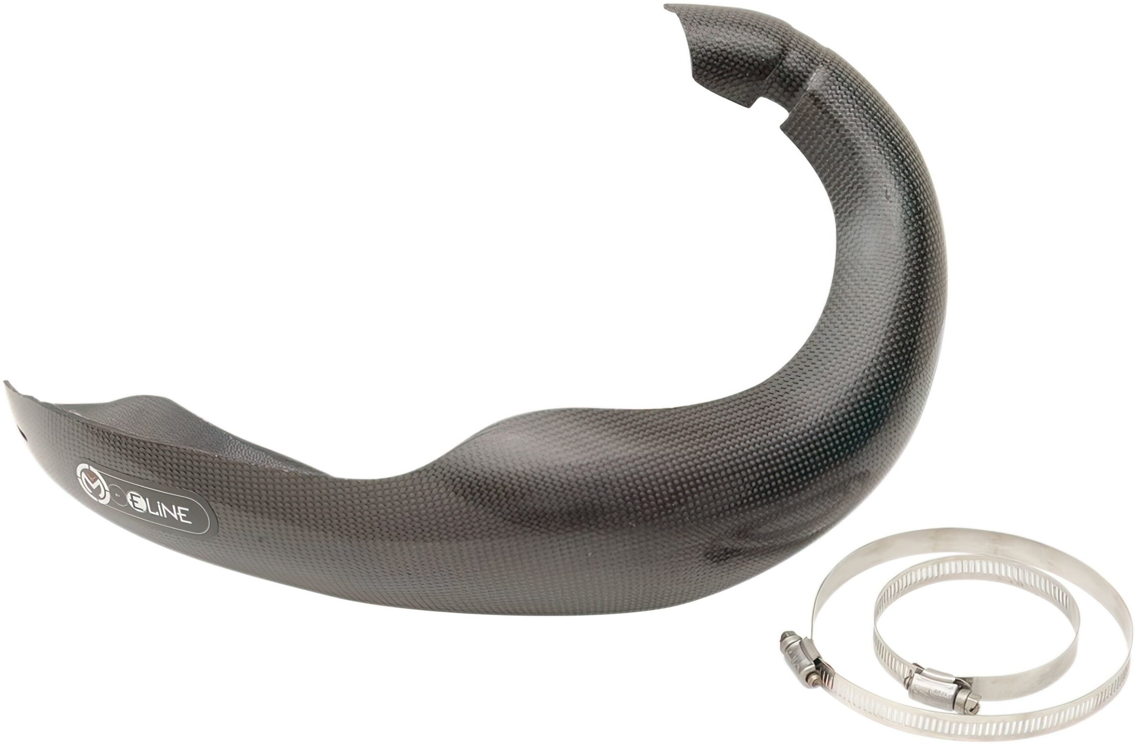 Image of Auspuffschutz carbon 2T Moose Racing TC / SX 125