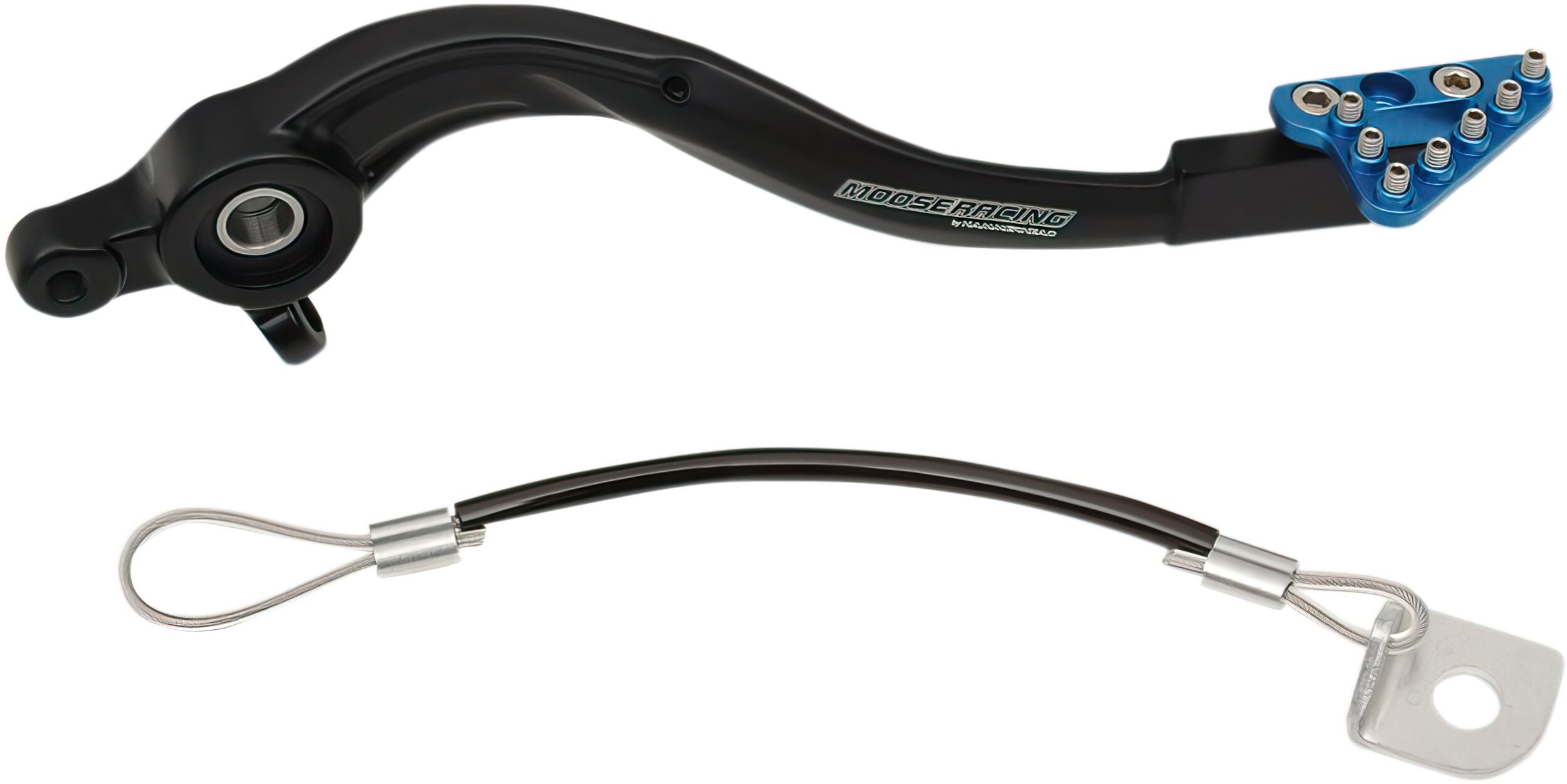 Image of Bremspedal Alu Moose Racing Husqvarna FE / TE 250 blau