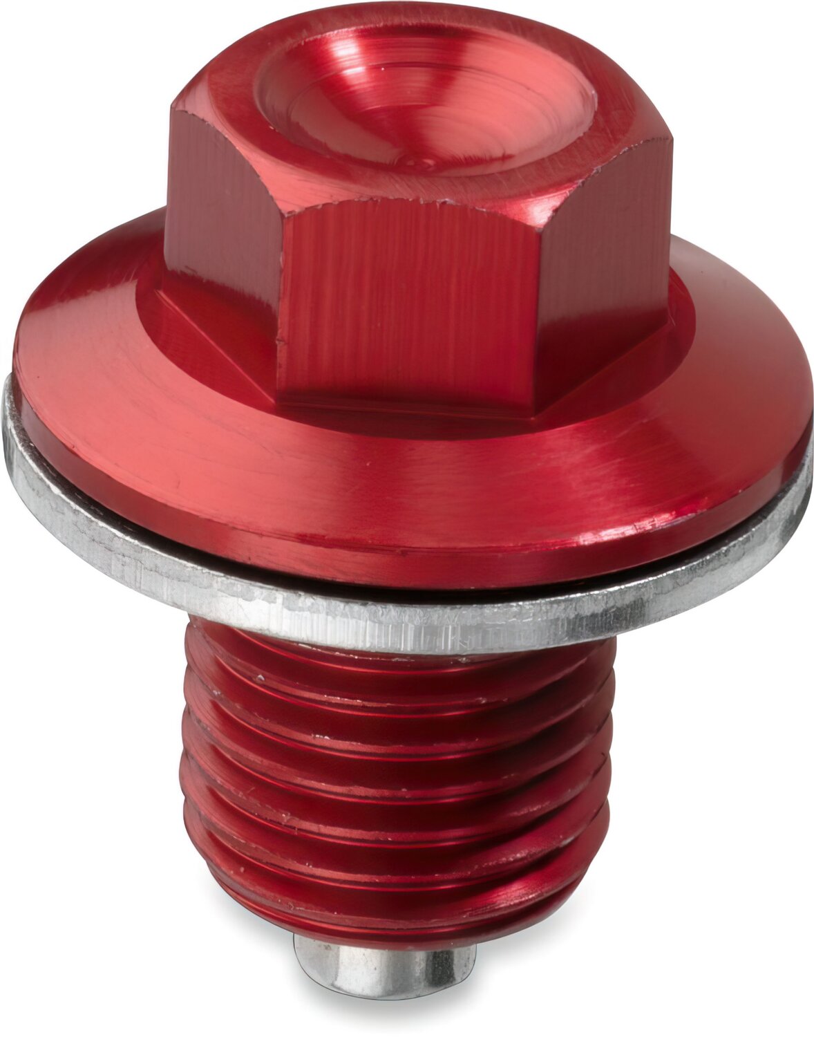 Image of Ölablassschraube magnetisch Moose Racing rot Suzuki