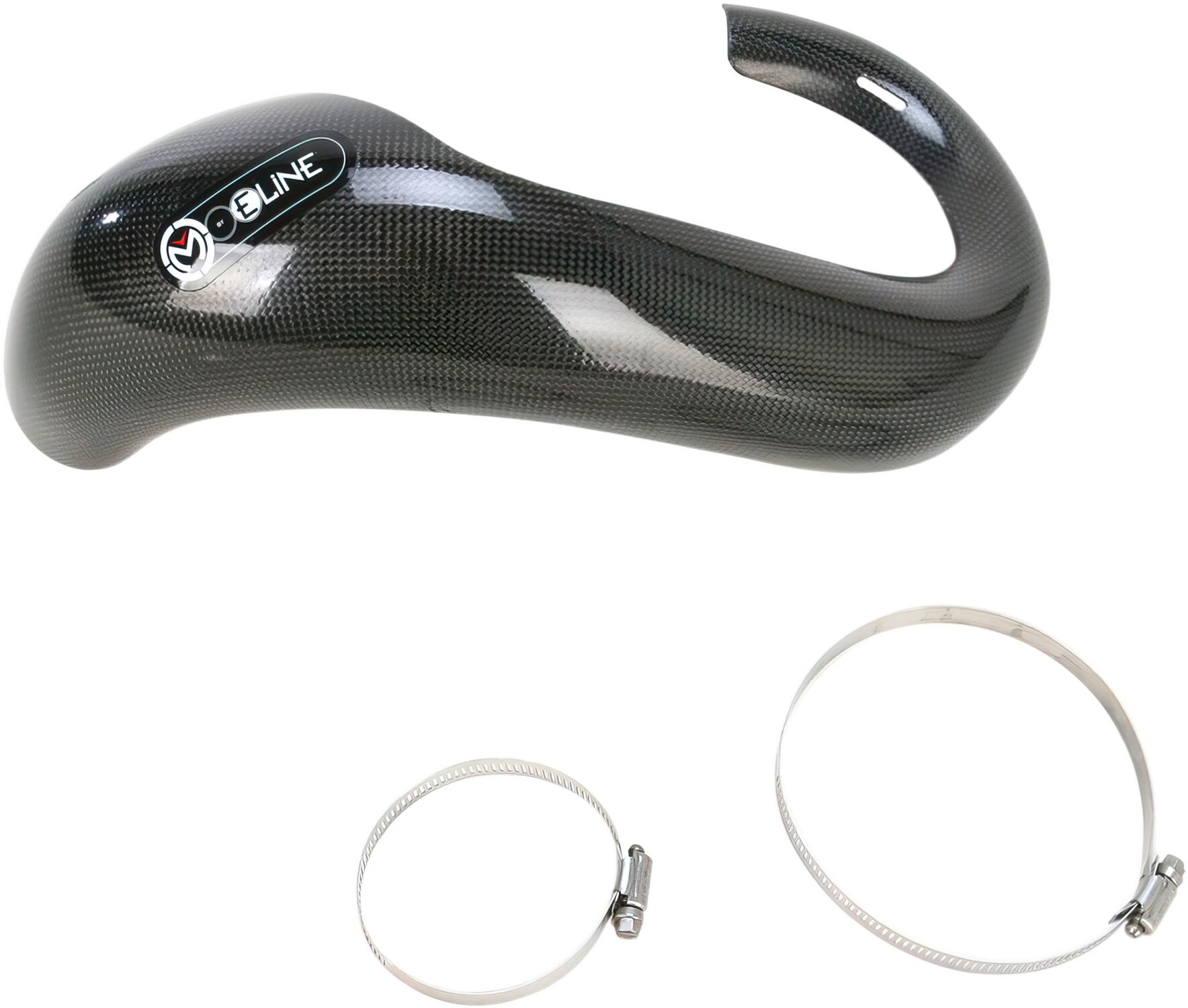 Image of Auspuffschutz carbon 2T Moose Racing TC / SX 85