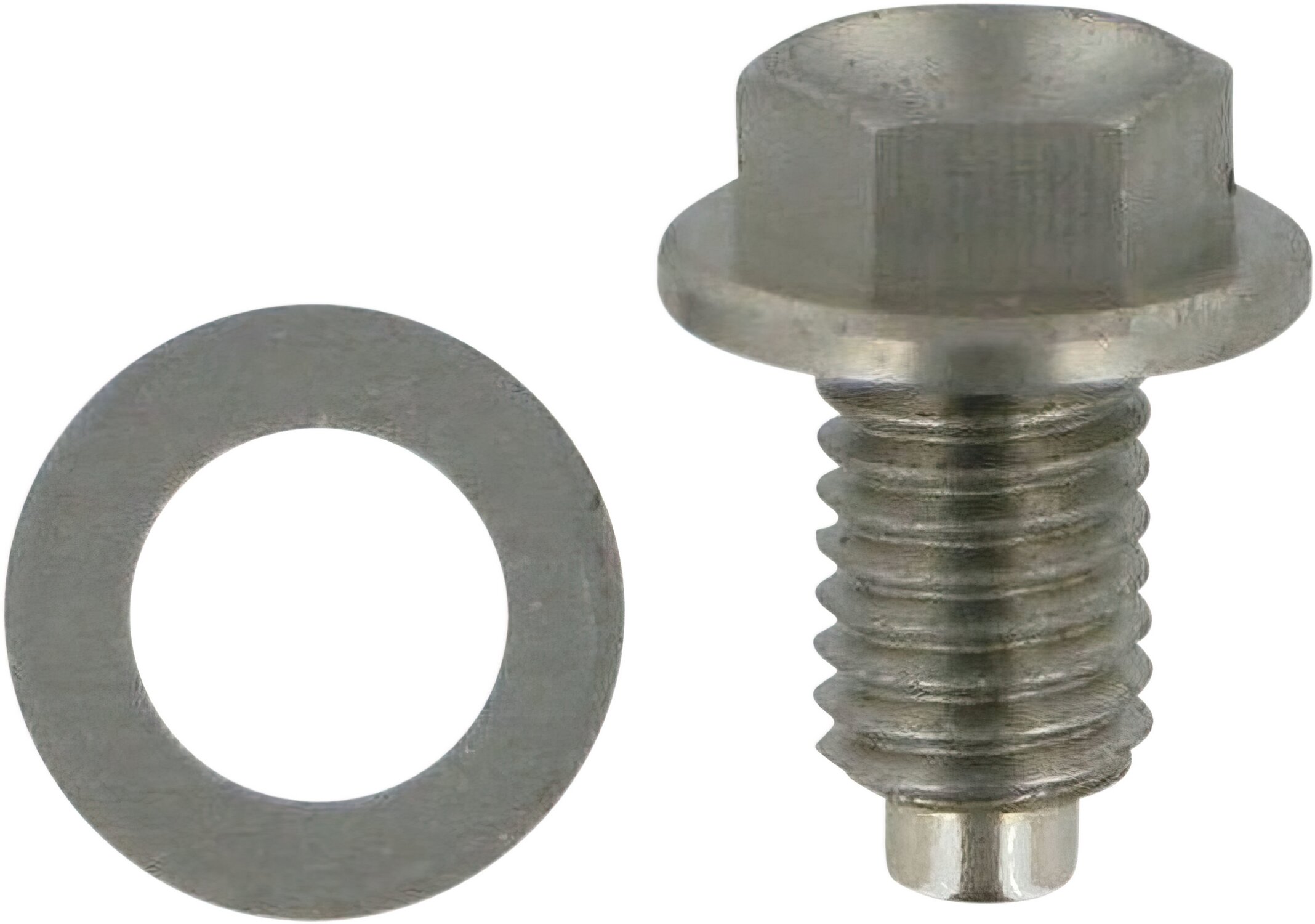 Image of Ölablassschraube magnetisch Moose Racing RM / RM-Z silber