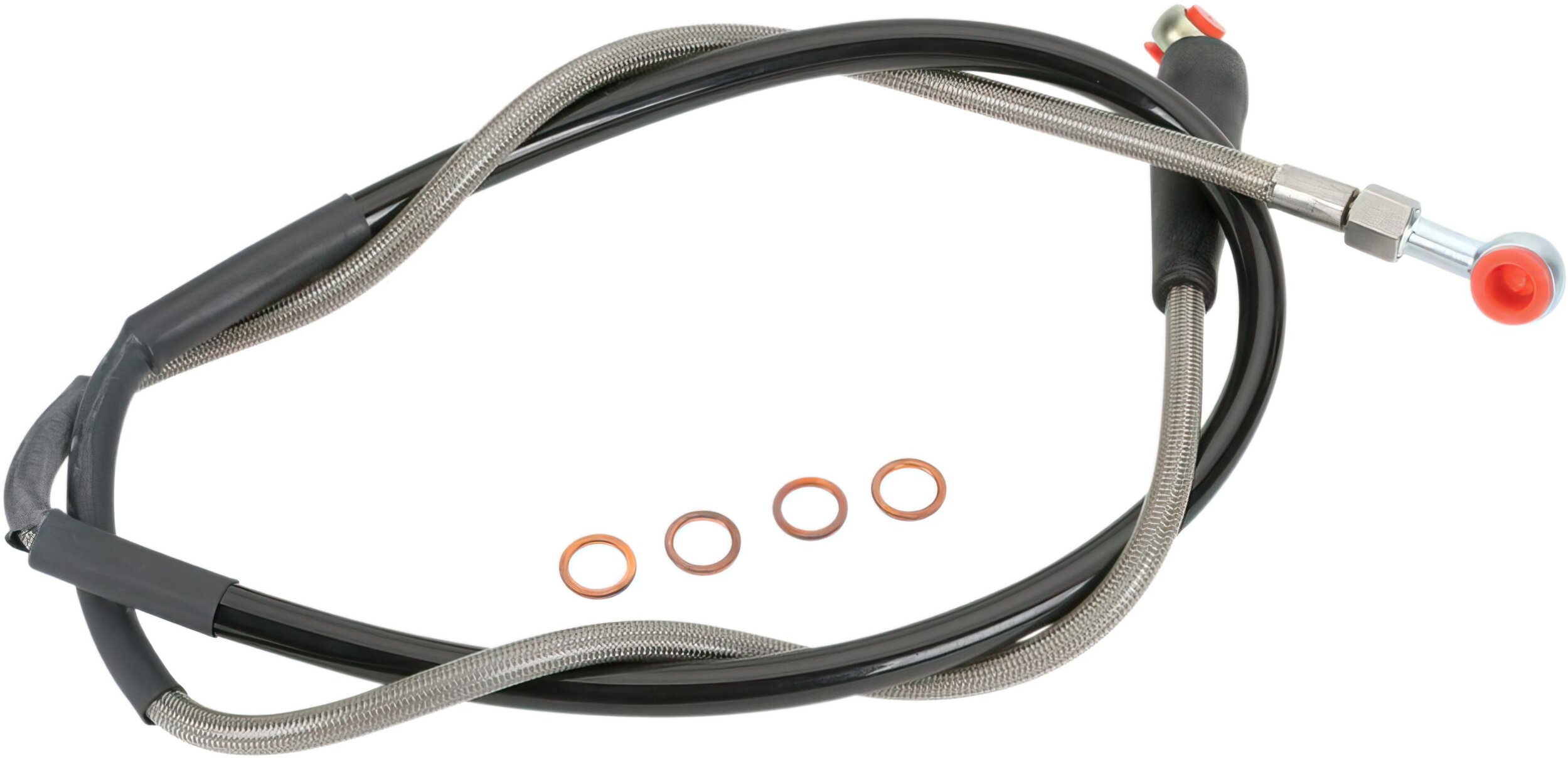 Image of Bremsleitung vorn Stahlflex Moose Racing SX / SX-F / FC / TC