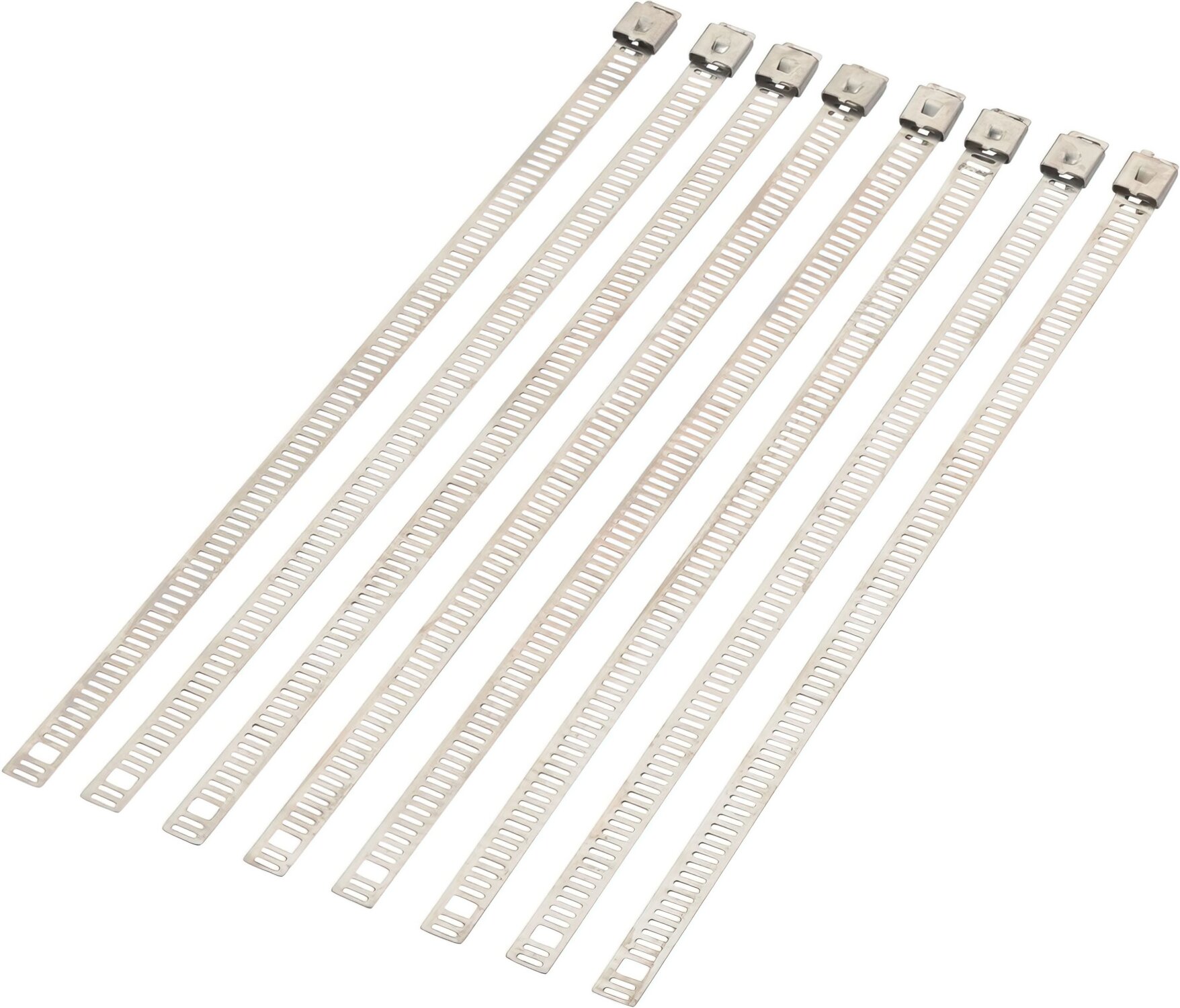 Image of Kabelbinder x8 geriffelt 20cm Edelstahl