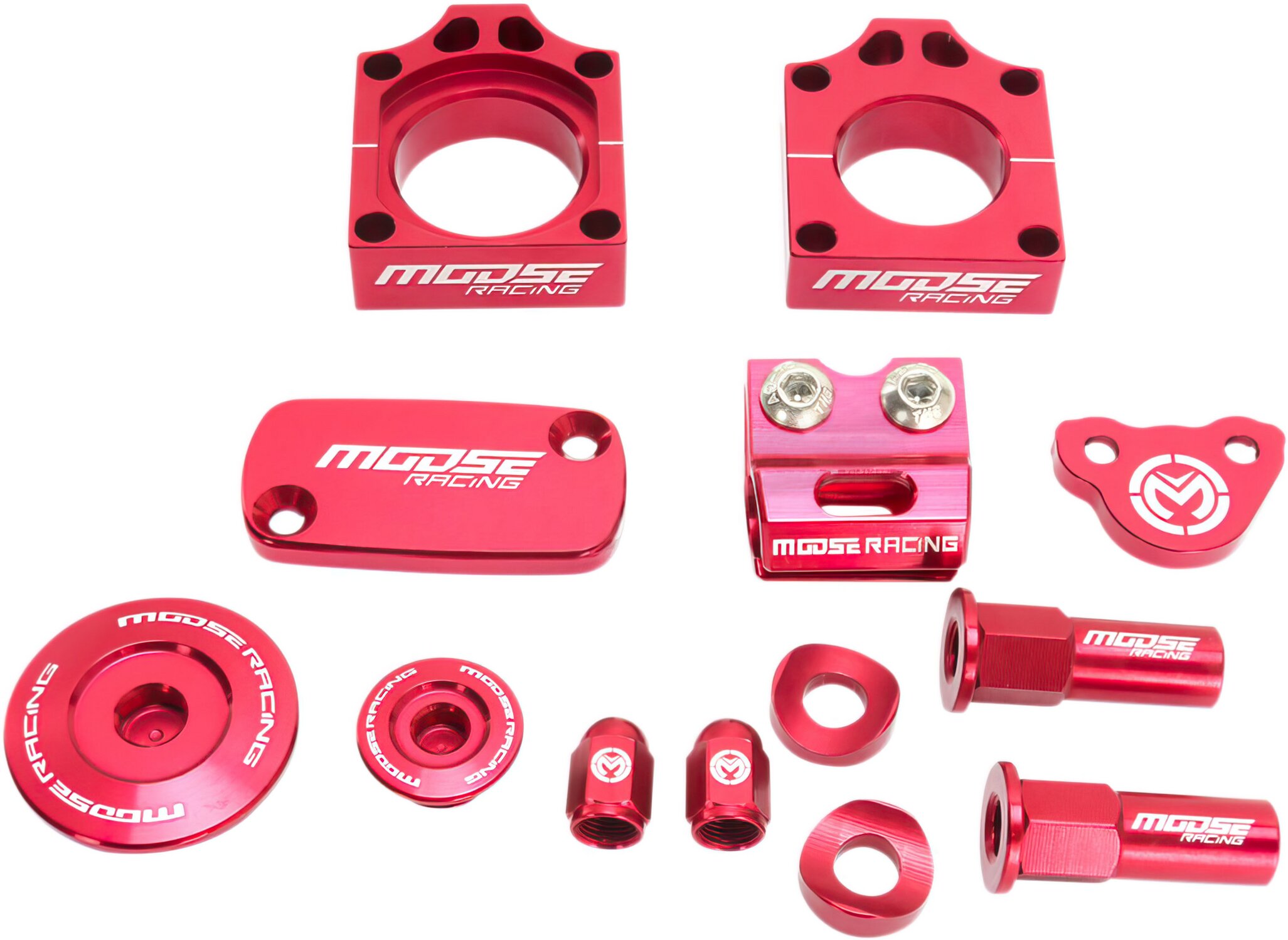 Image of Tuning Kit Bling CNC Moose Racing Honda CRF 250 rot