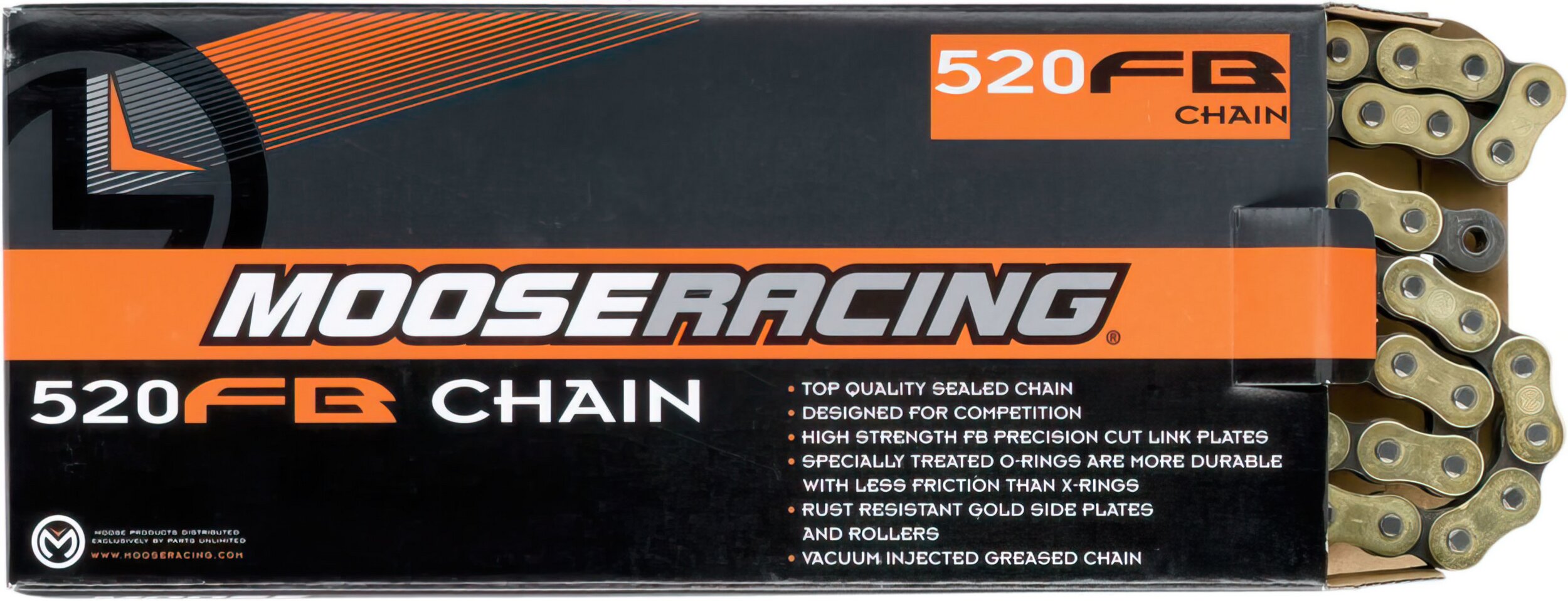 Image of Kette 520 Moose Racing FB O-Ring 114 Glieder