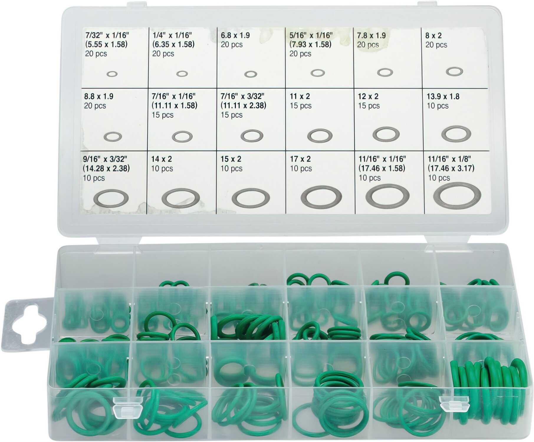 Image of O-Ring Kit 18 Größen 270 Stück