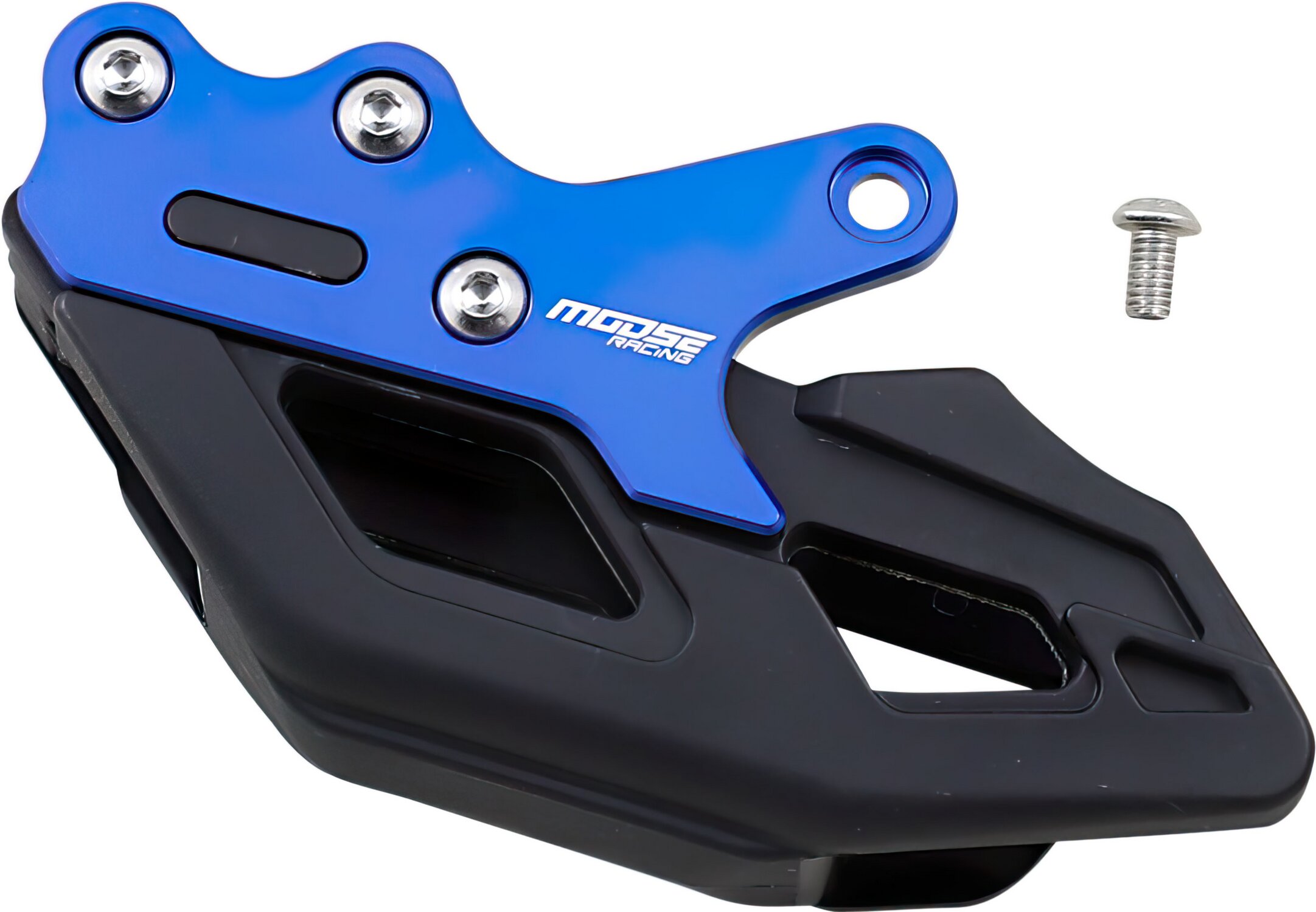 Image of Kettenführung komplett Moose Racing Yamaha Alu / Polyurethane blau