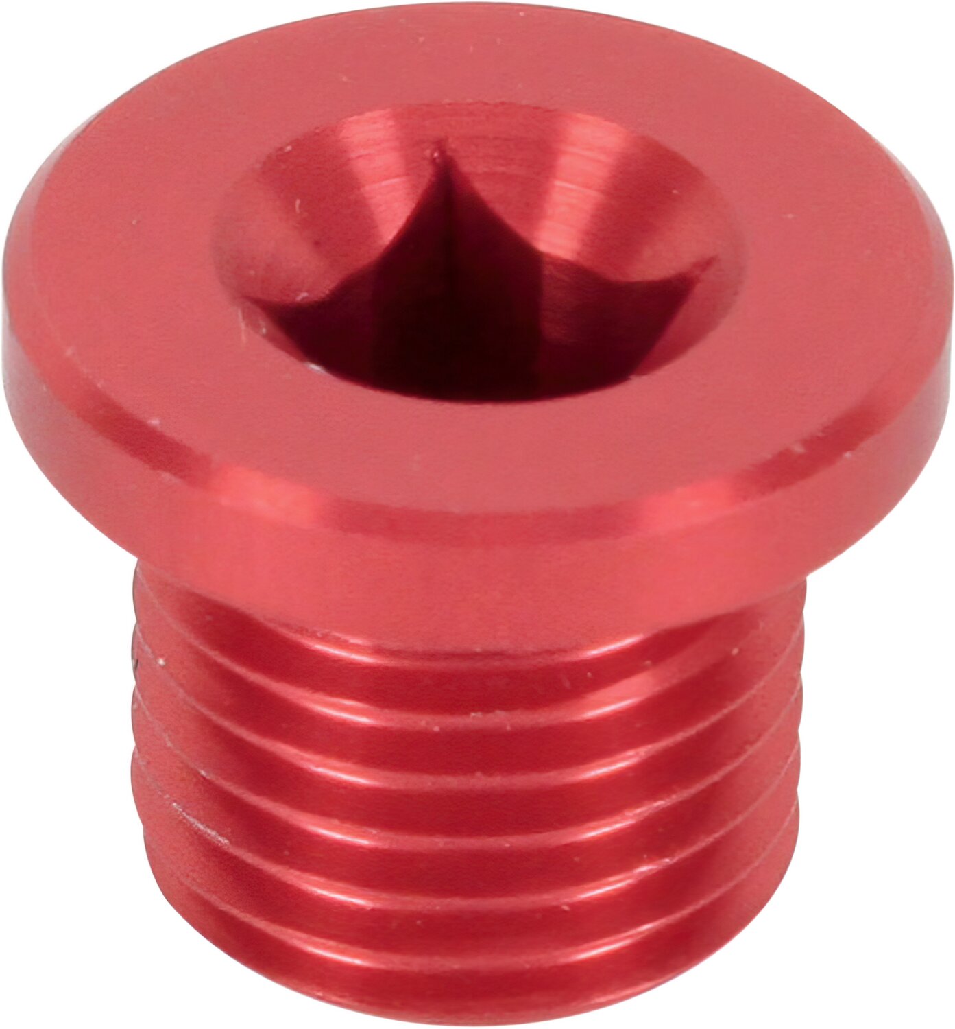 Image of Ölablassschraube magnetisch Moose Racing rot Husqvarna