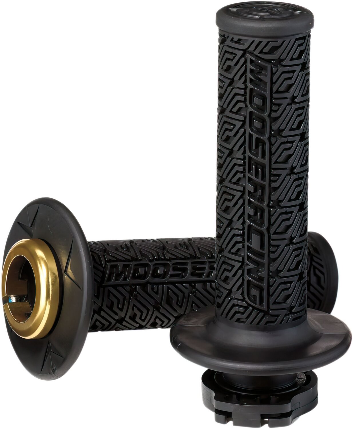 Image of Griffe Moose Racing Lock-On schwarz / gold