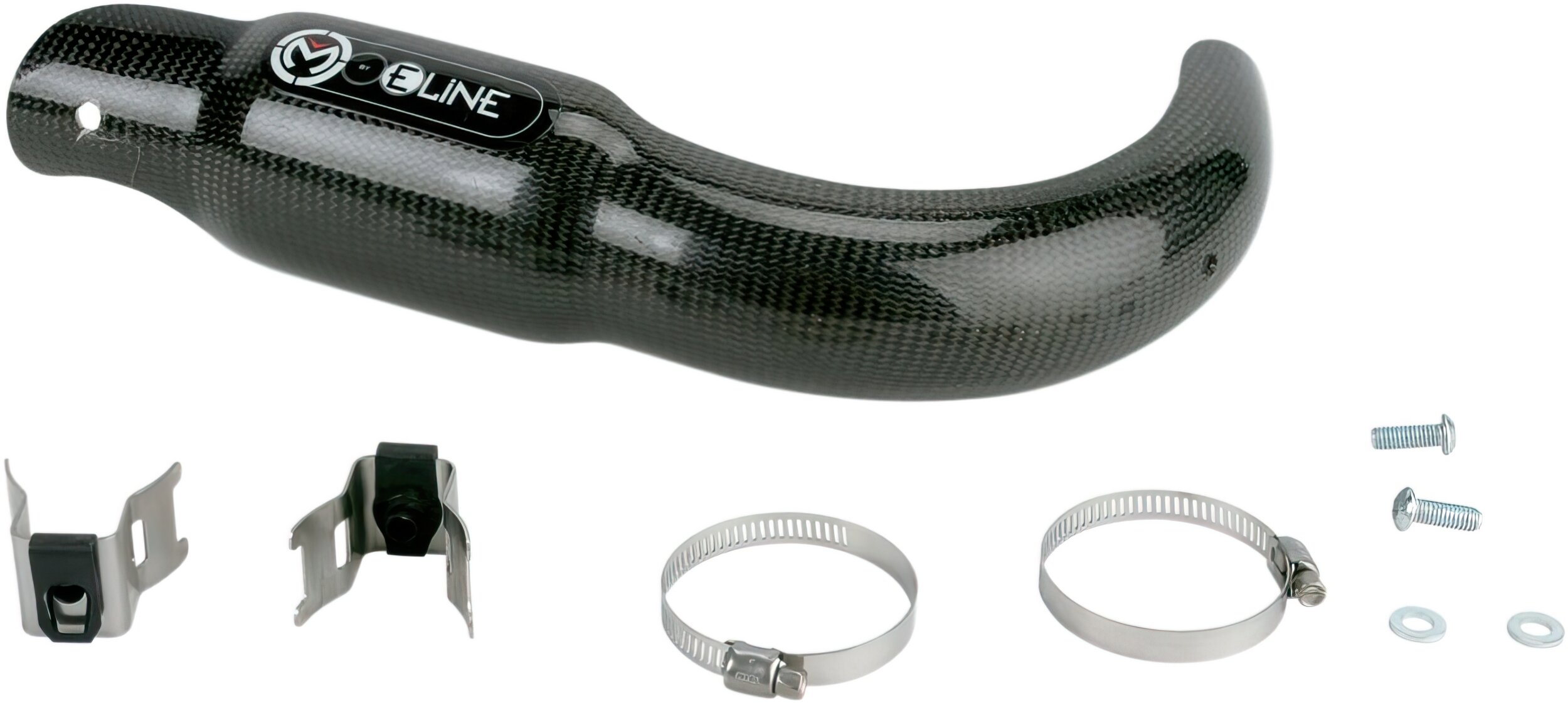 Image of Auspuffschutz carbon 4T Moose Racing FMF Power Bomb YZF / WRF 450