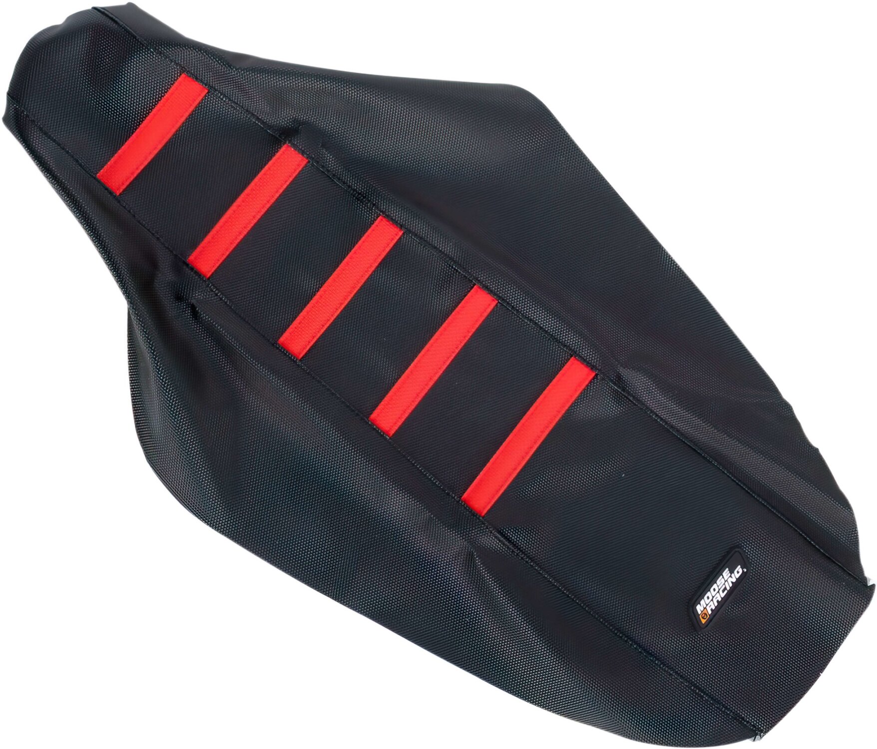 Image of Sitzbezug gerippt Moose Racing CR 125 / 250 schwarz / rot