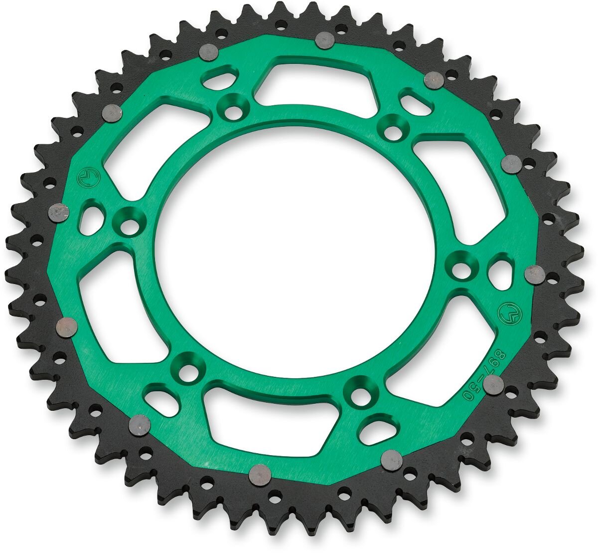 Image of Kettenrad Alu / Stahl 520 Moose Racing KX / KXF Z49 grün