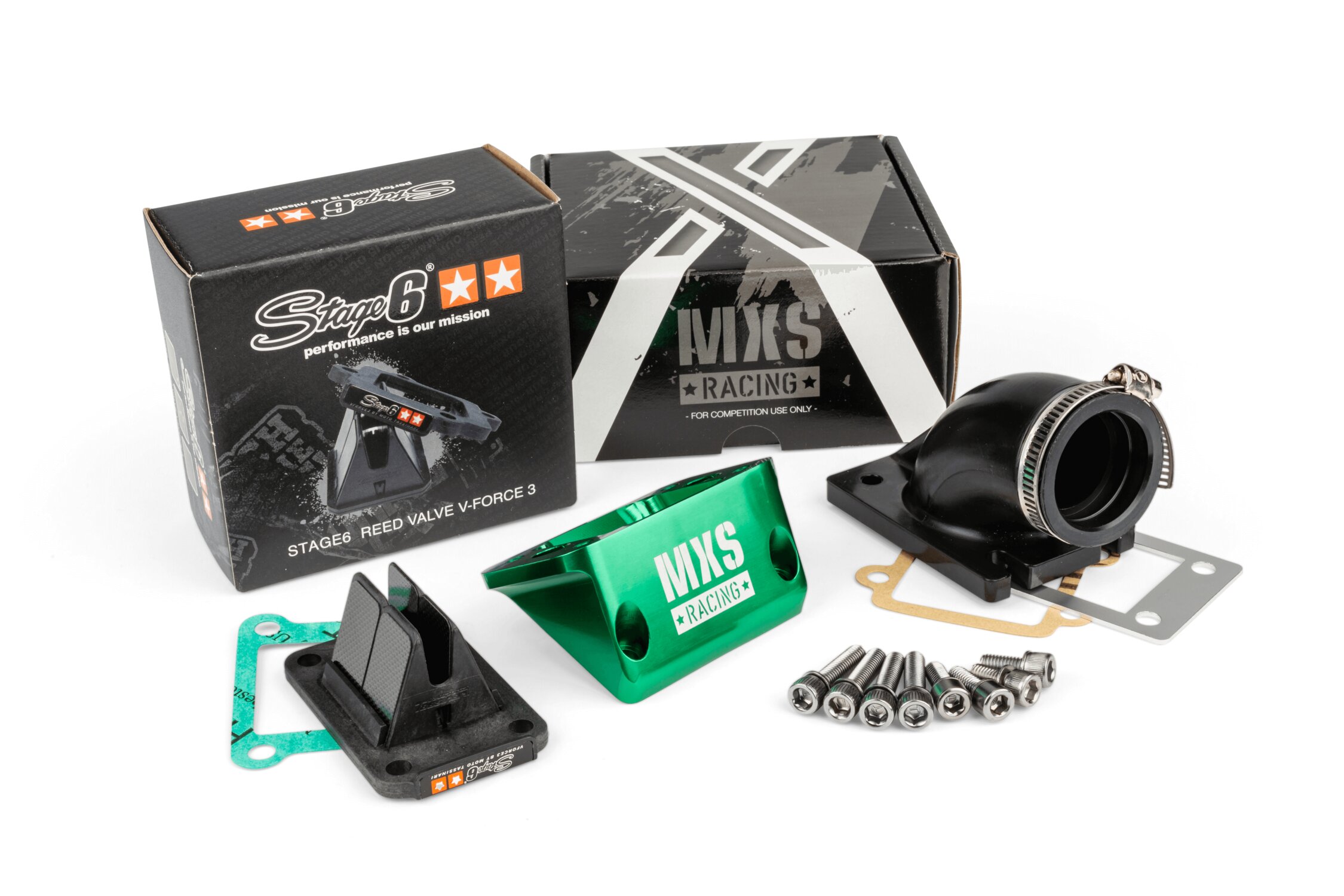Image of Big Valve Kit V-Force MXS Racing HighFlow AW 35mm (PWK / VHST) Minarelli stehend