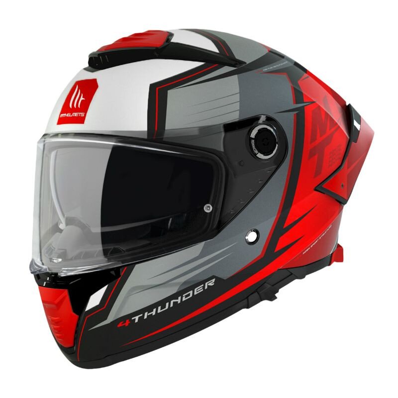 Image of Integralhelm MT Helmets Thunder 4 SV Pental rot / grau M